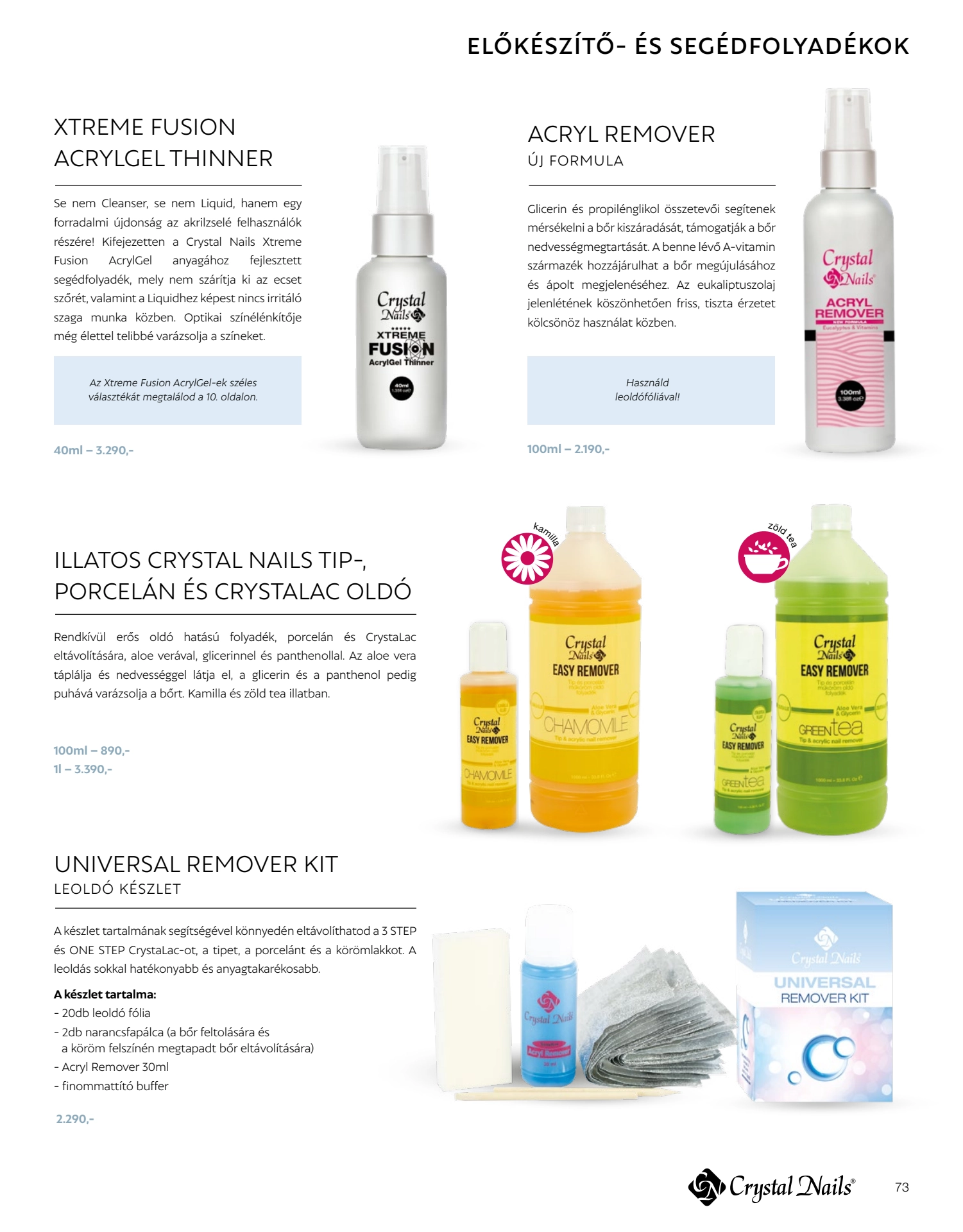 crystal-nails-nagykatalogus akciós újság 72 oldal