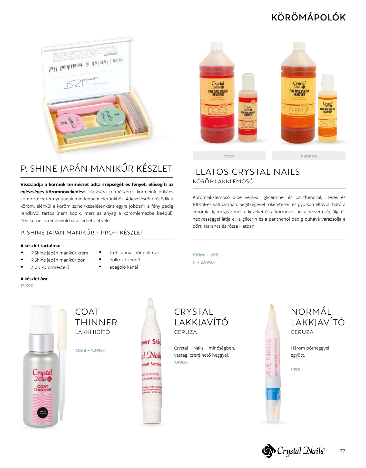 crystal-nails-nagykatalogus akciós újság 76 oldal