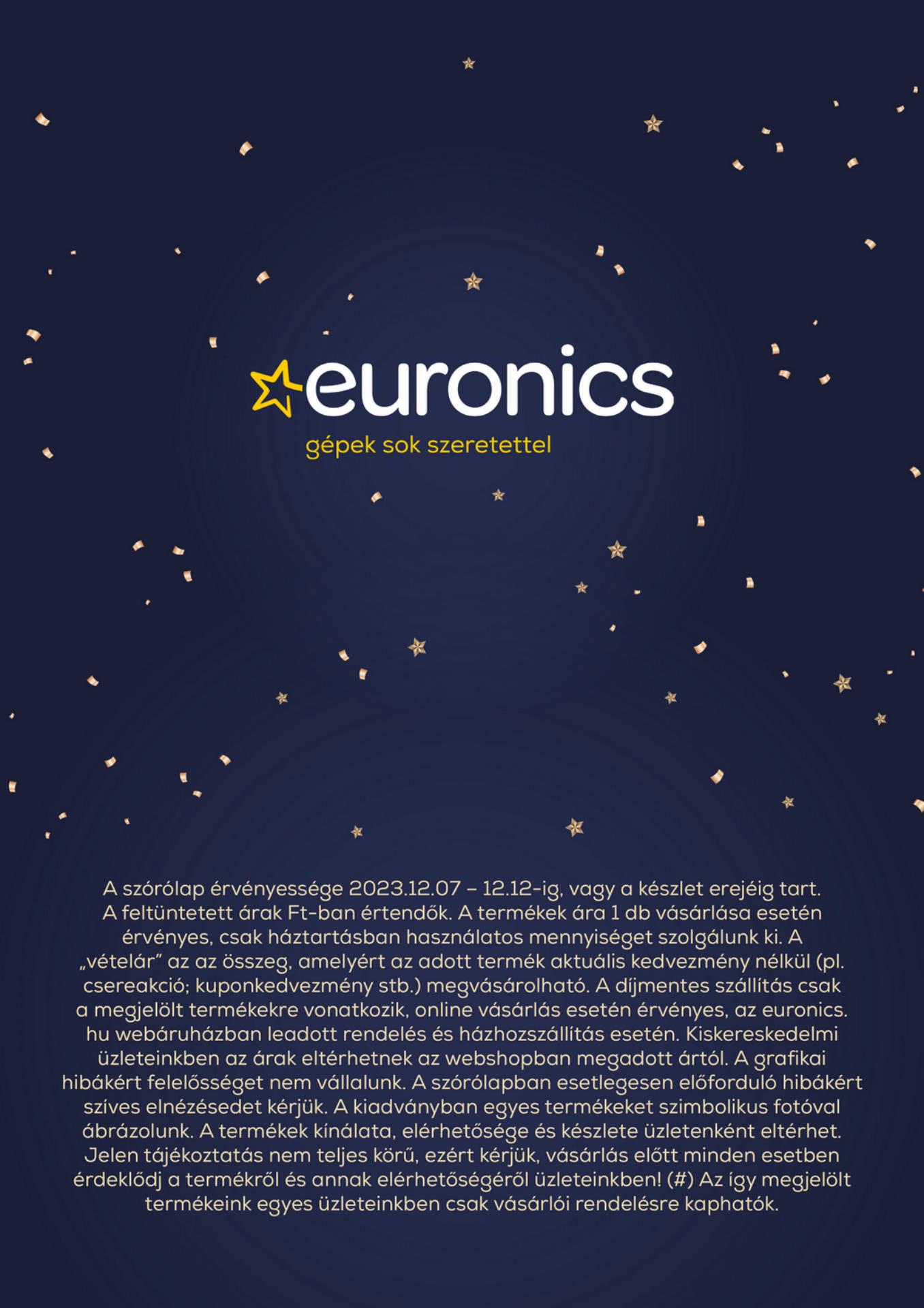 euronics akciós újság 13 oldal
