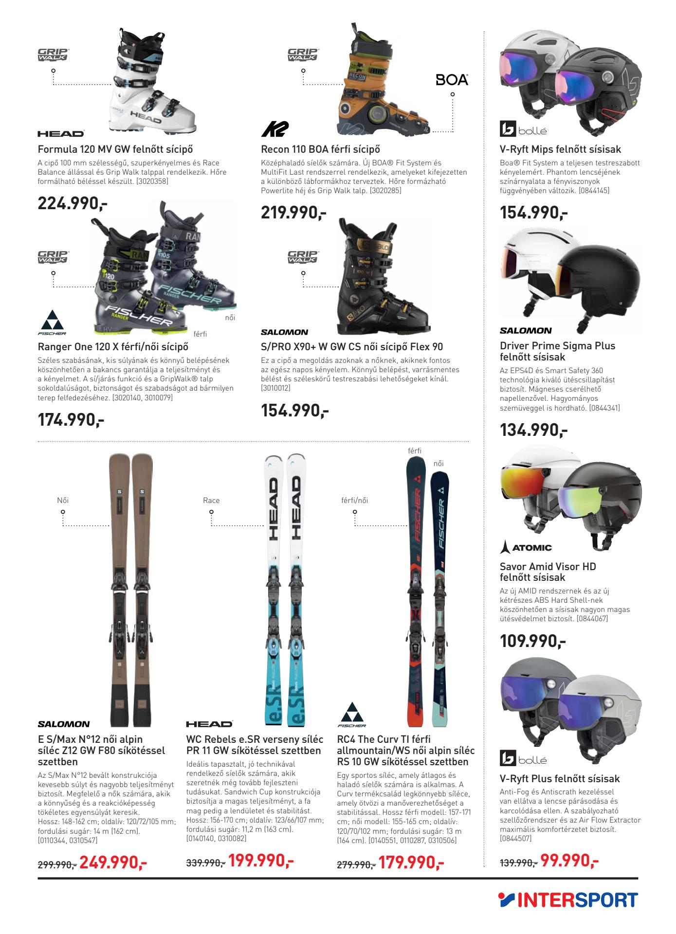 intersport-budaors akciós újság 3 oldal