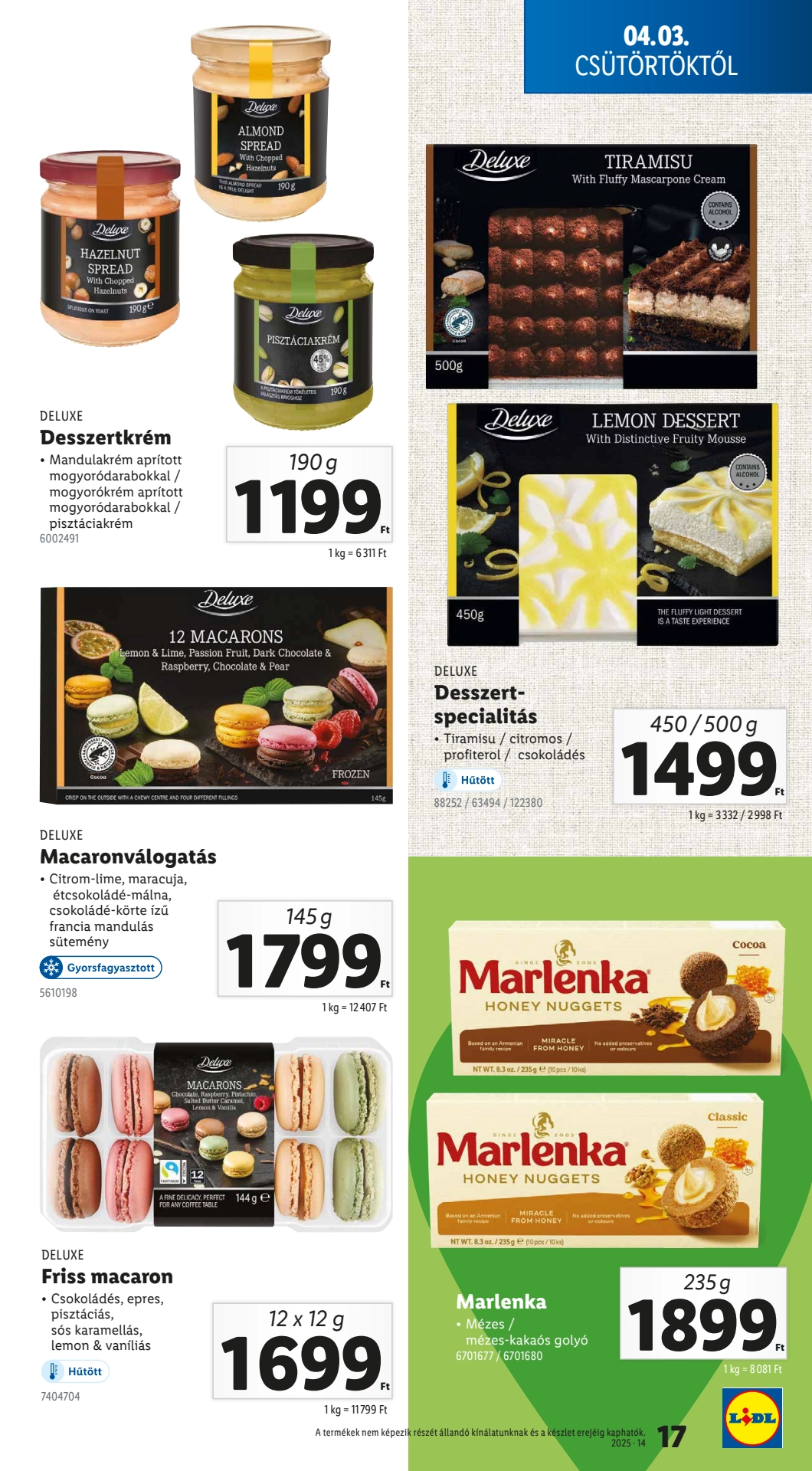 lidl akciós újság 17 oldal