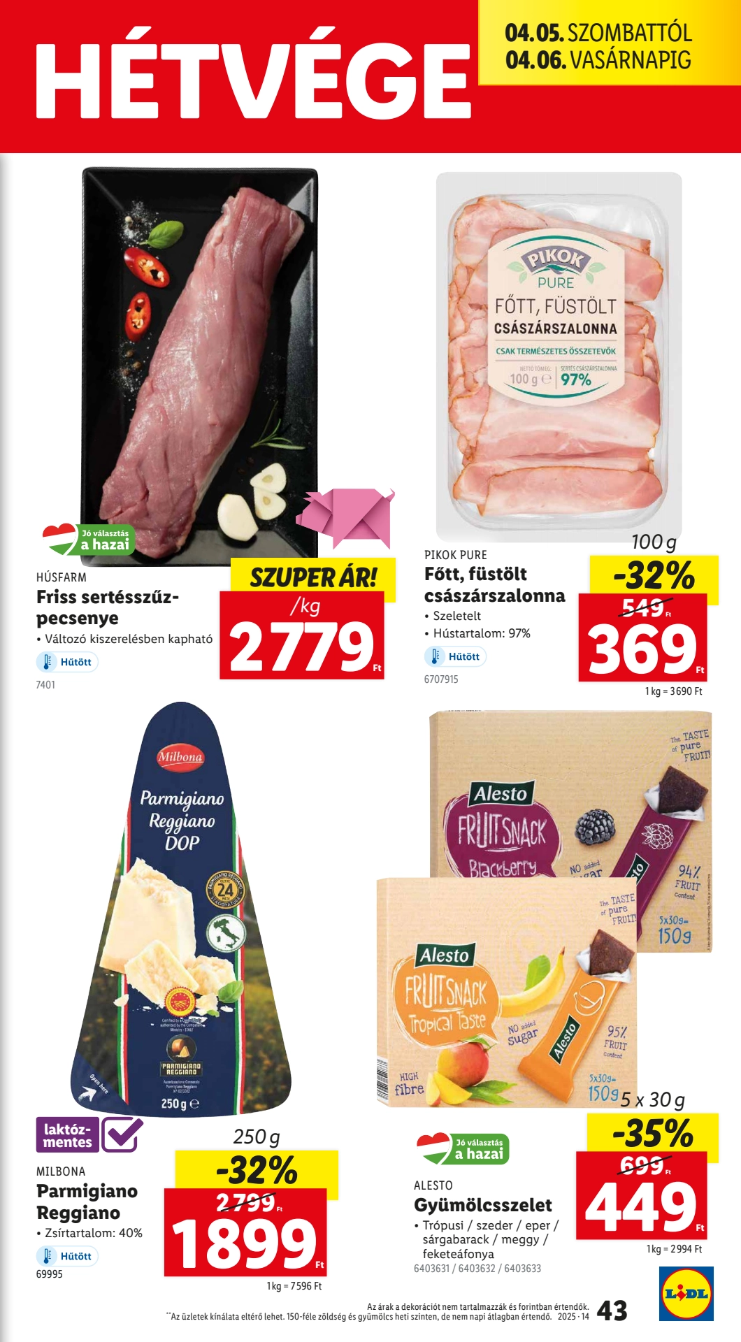 lidl akciós újság 43 oldal