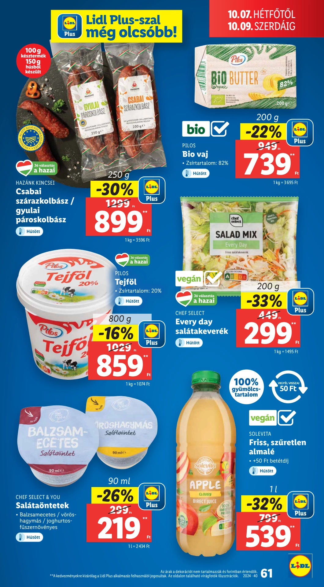 lidl akciós újság 61 oldal