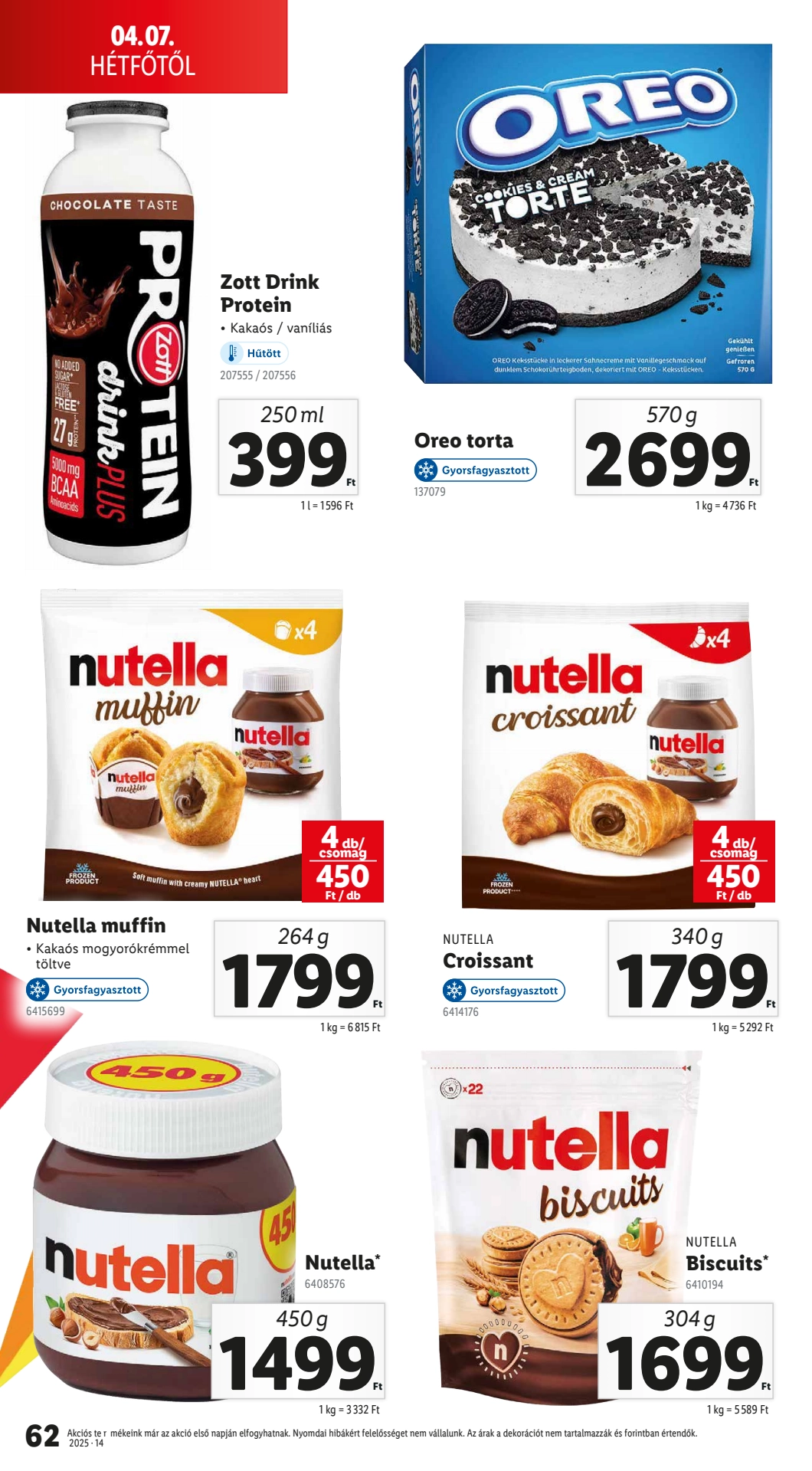 lidl akciós újság 62 oldal