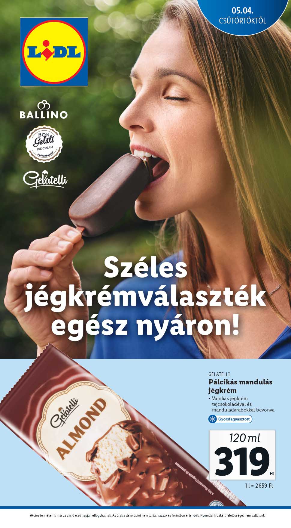 lidl-jegkrem-katalogus akciós újság 1 oldal