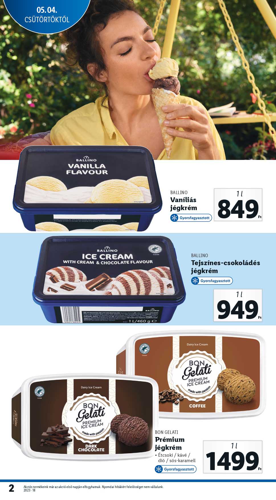 lidl-jegkrem-katalogus akciós újság 2 oldal