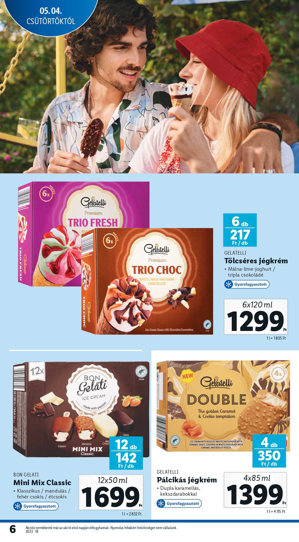 lidl-jegkrem-katalogus akciós újság 6 oldal