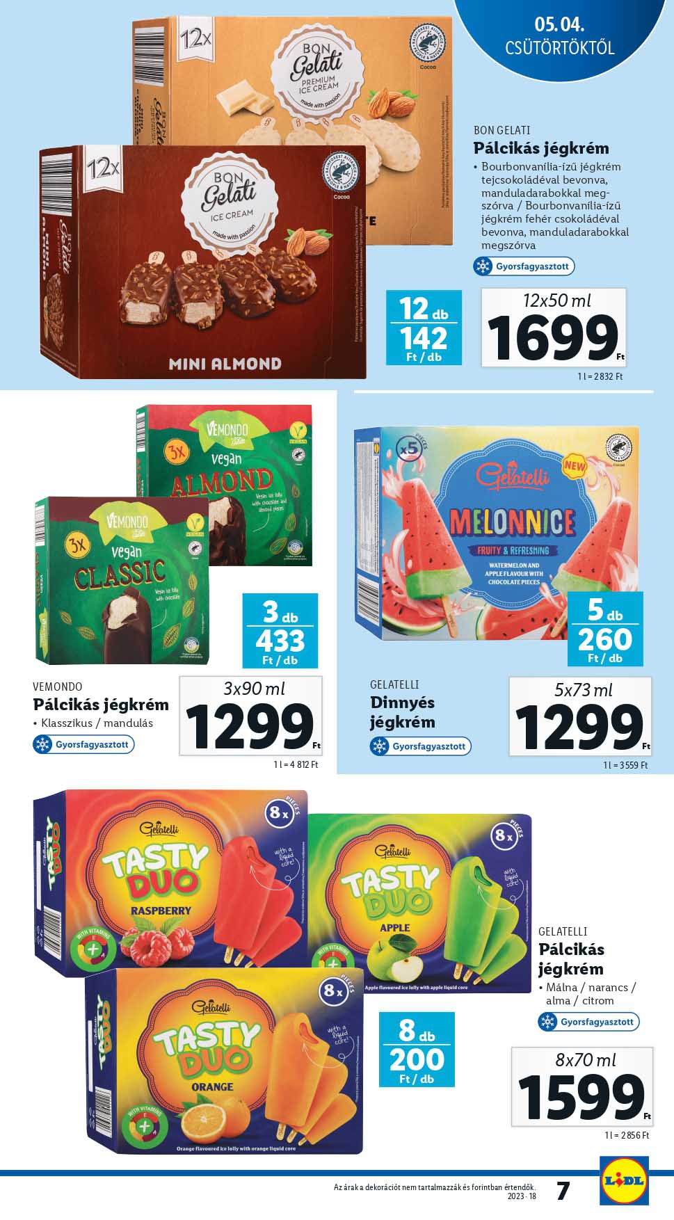 lidl-jegkrem-katalogus akciós újság 7 oldal