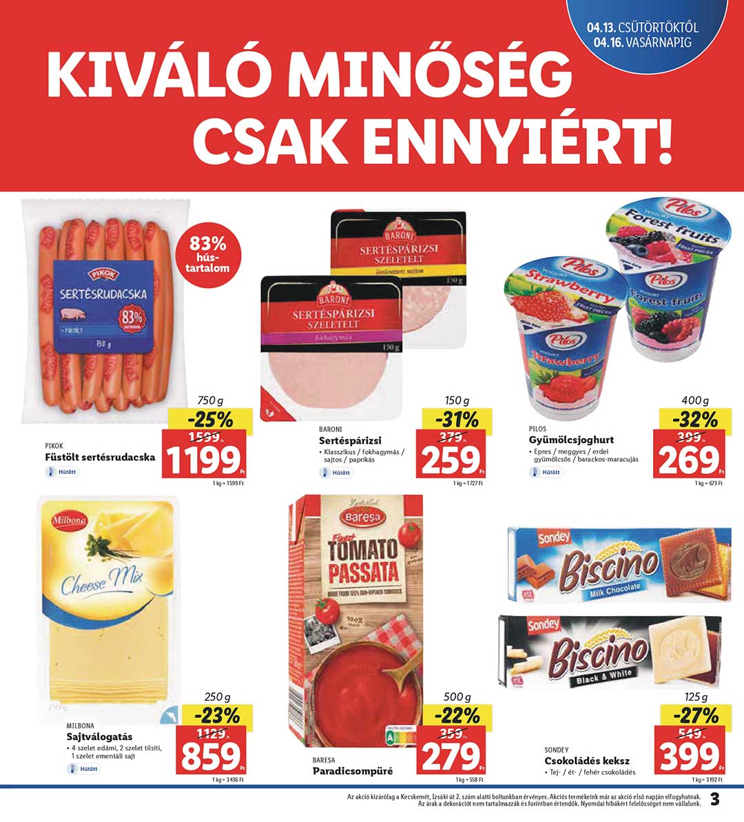 lidl-kecskemet akciós újság 3 oldal