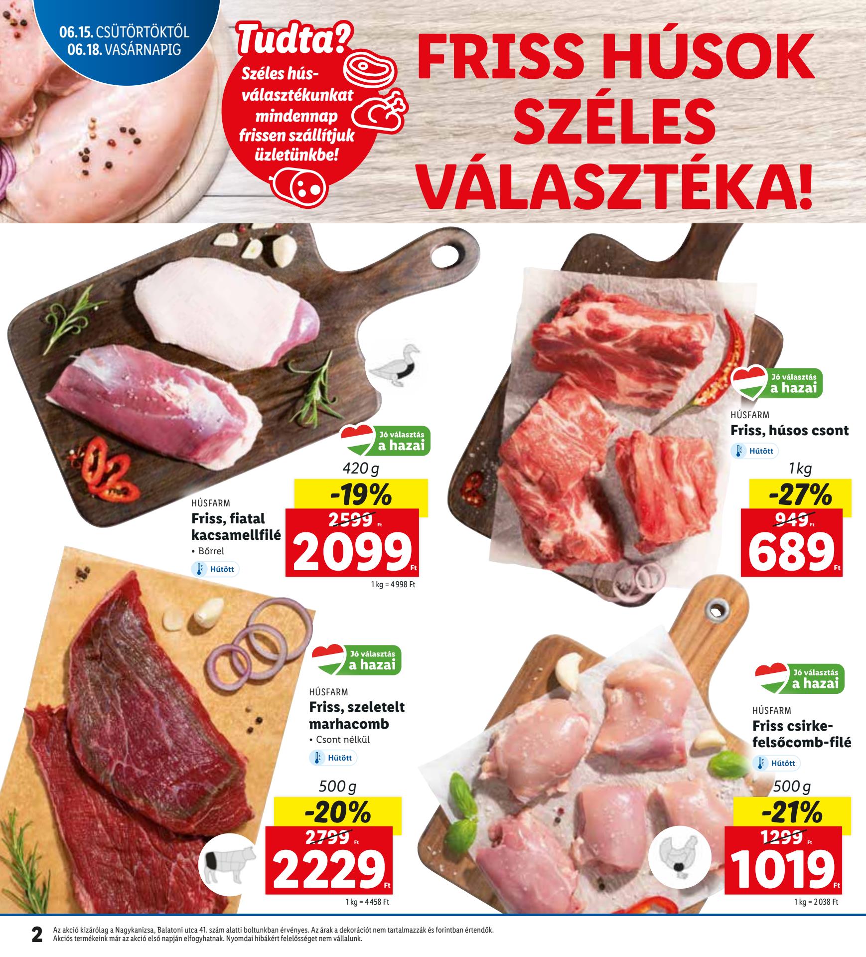 lidl-nagykanizsa akciós újság 2 oldal