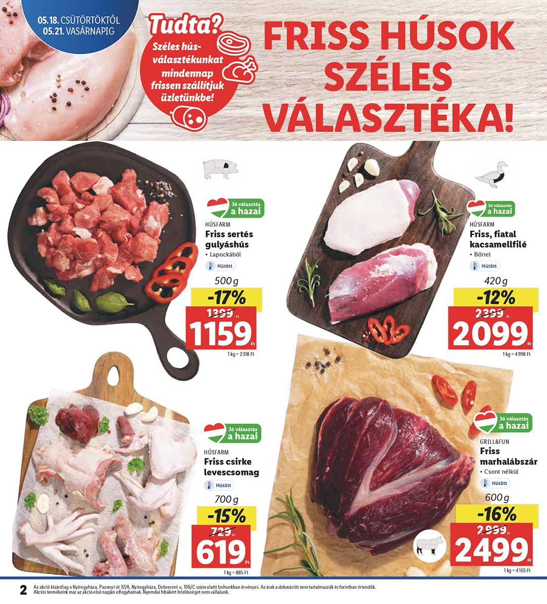 lidl-nyiregyhaza akciós újság 2 oldal