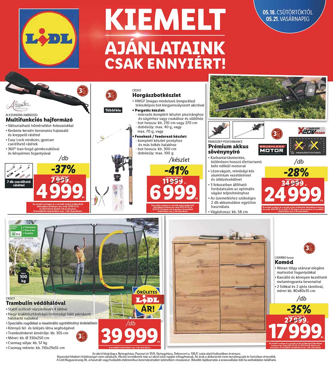 lidl-nyiregyhaza akciós újság 4 oldal