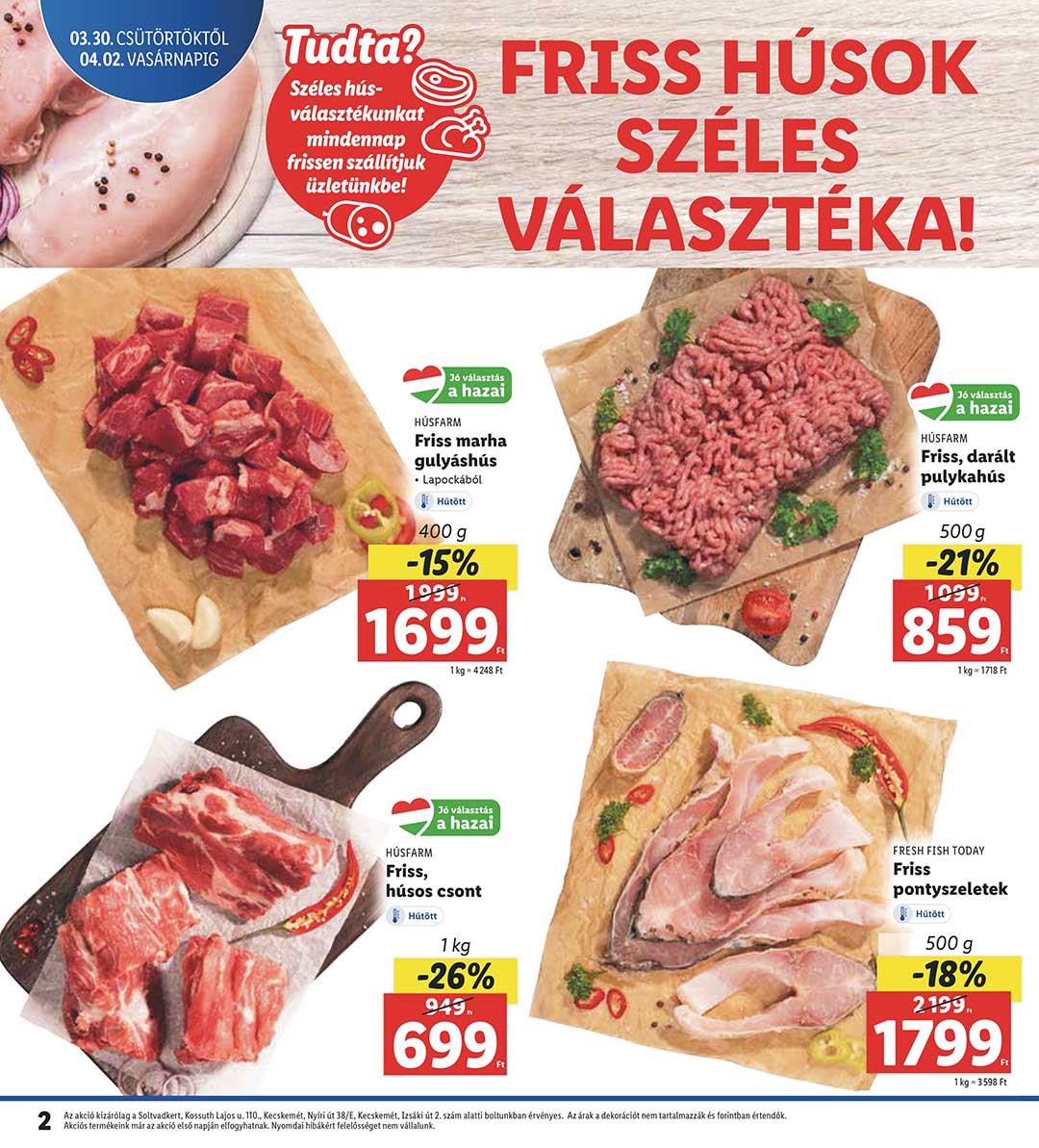 lidl-soltvadkert akciós újság 2 oldal