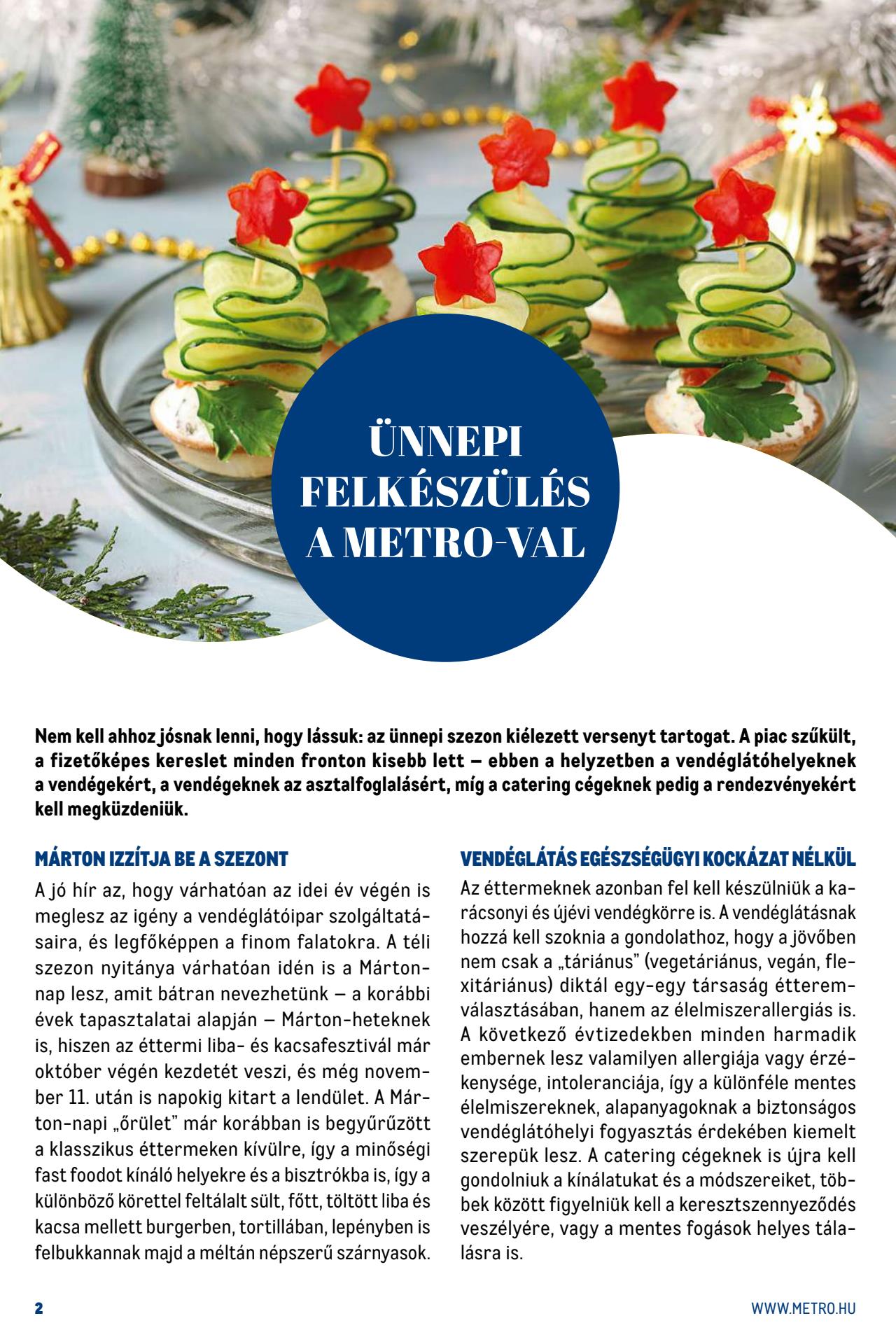 metro-horeca akciós újság 2 oldal