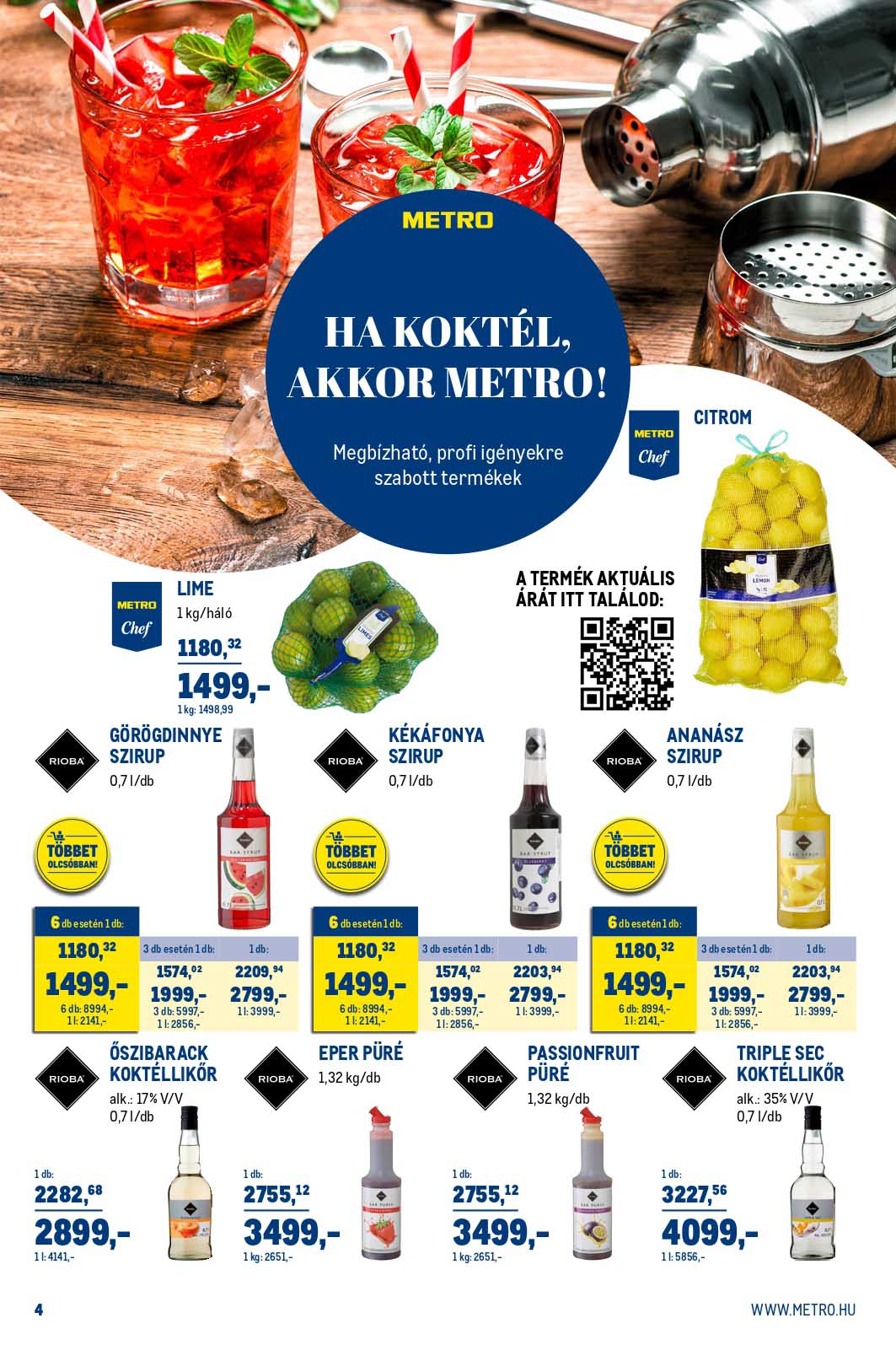 metro-horeca-katalogus akciós újság 4 oldal