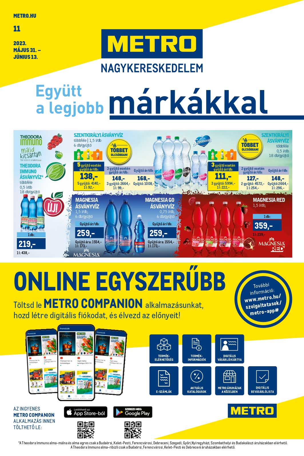 metro-markak-katalogus akciós újság 1 oldal