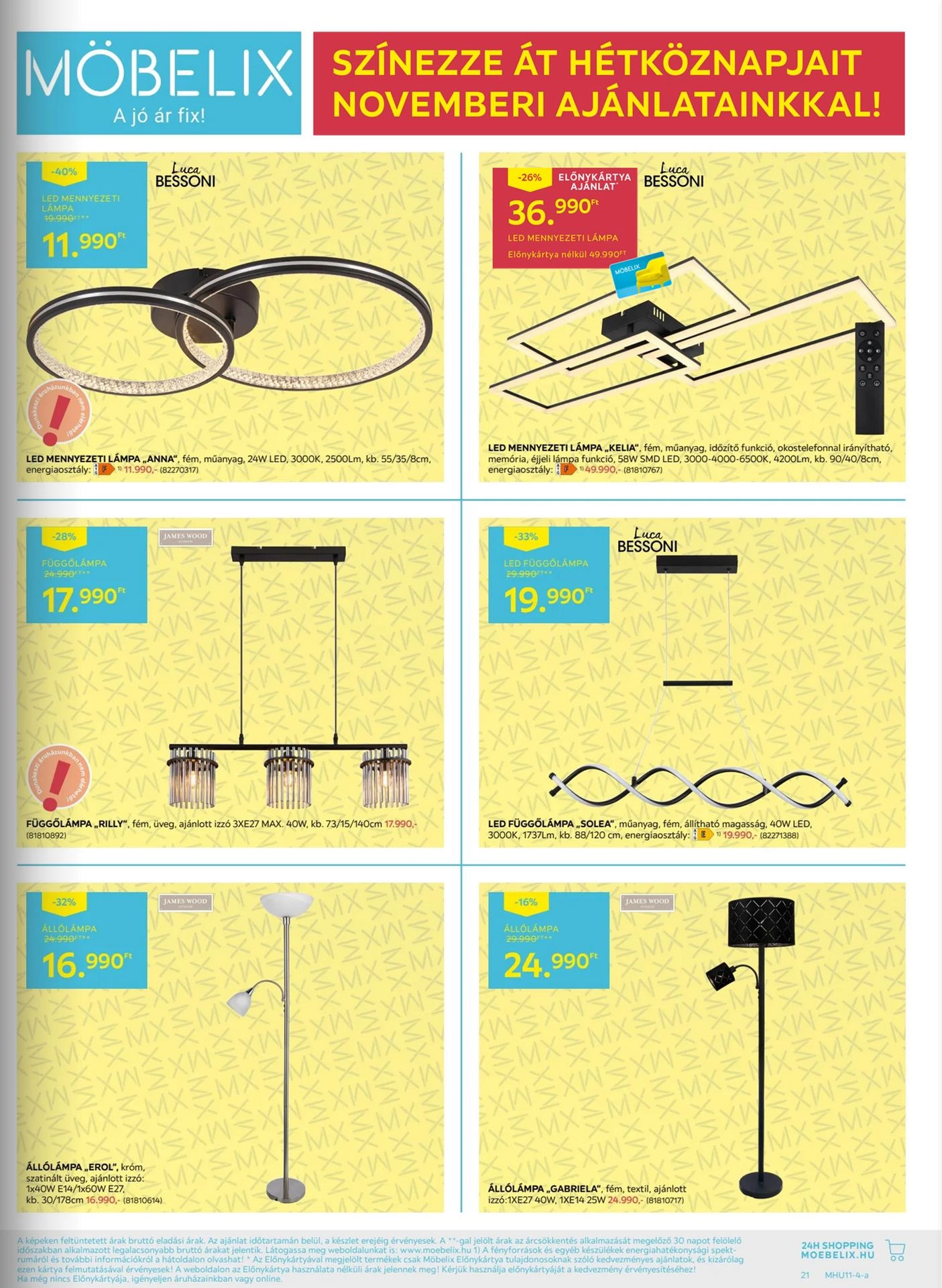 mobelix akciós újság 21 oldal