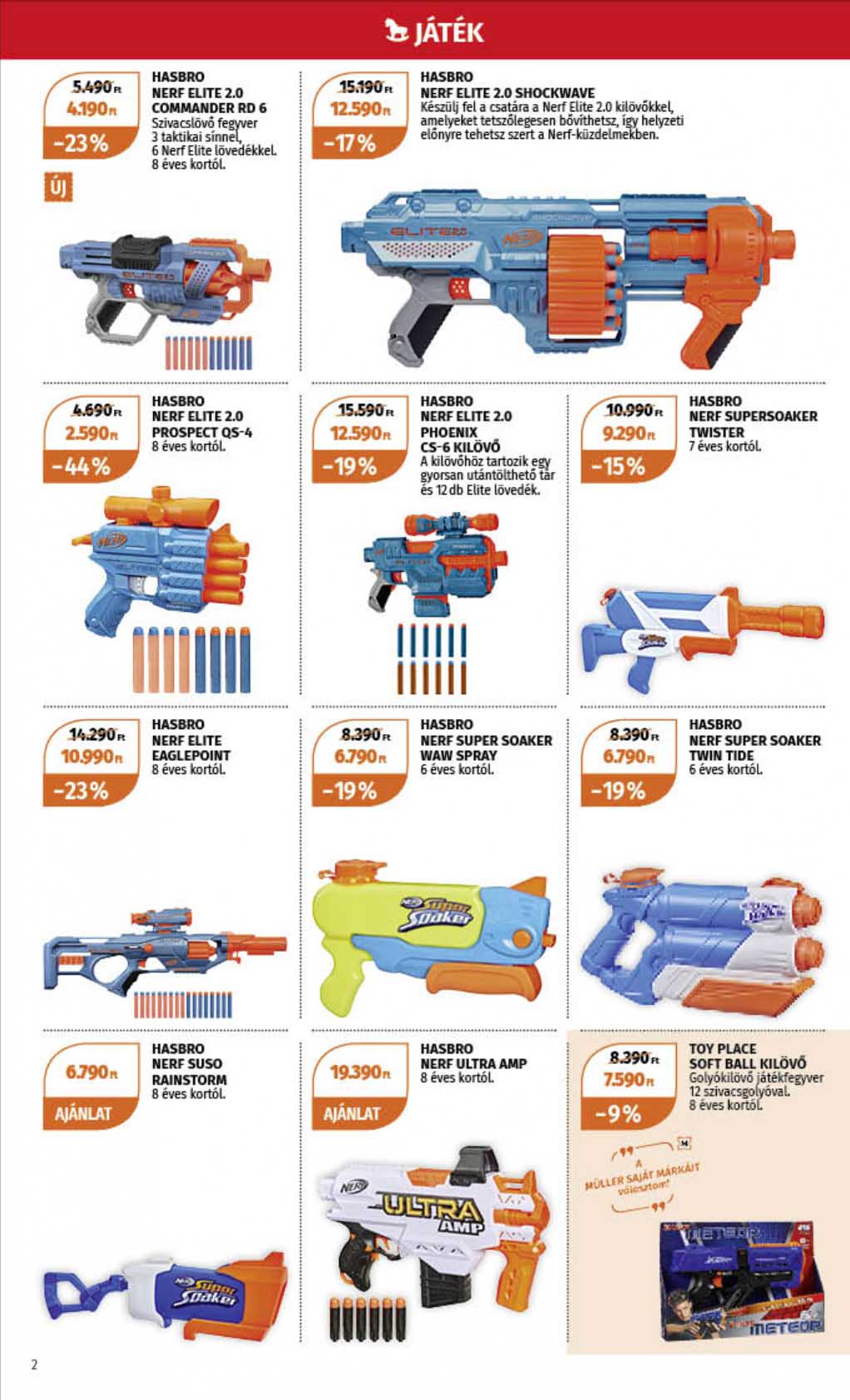 muller-jatekkatalogus akciós újság 2 oldal