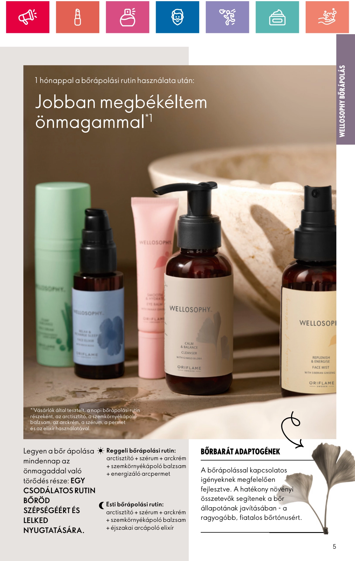 oriflame akciós újság 5 oldal