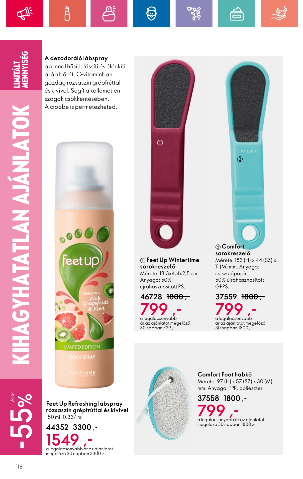 oriflame akciós újság 116 oldal