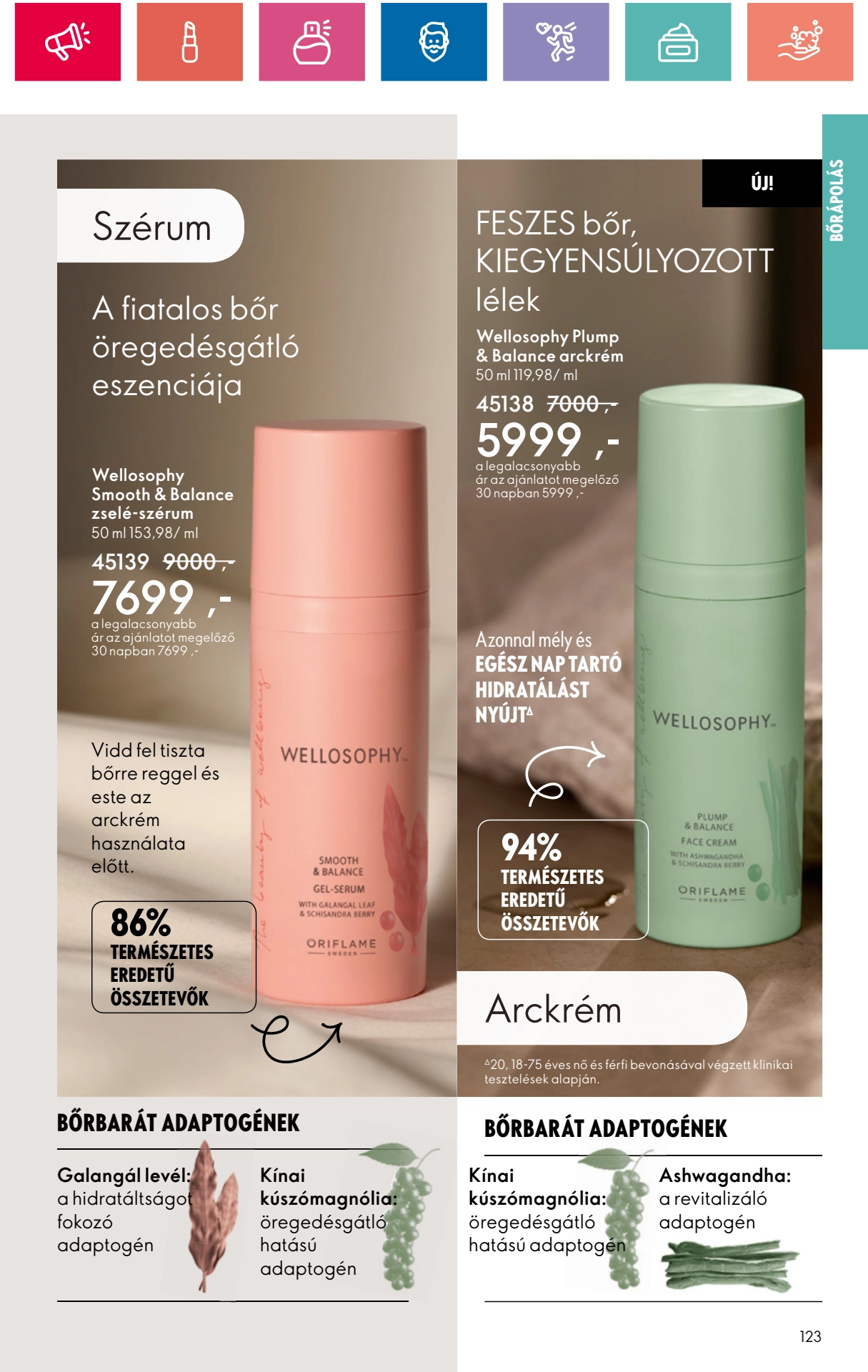 oriflame akciós újság 123 oldal