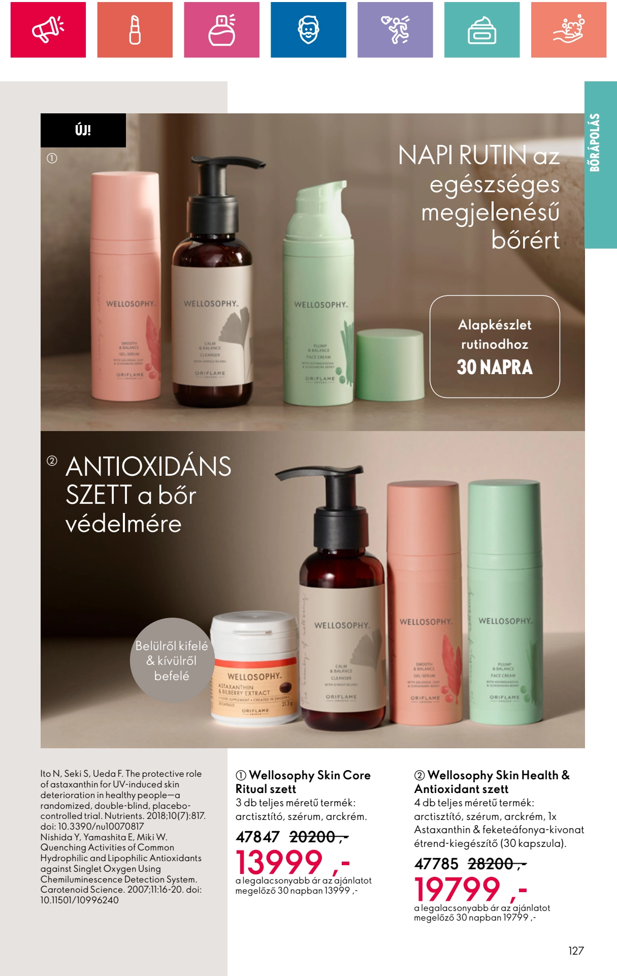 oriflame akciós újság 127 oldal