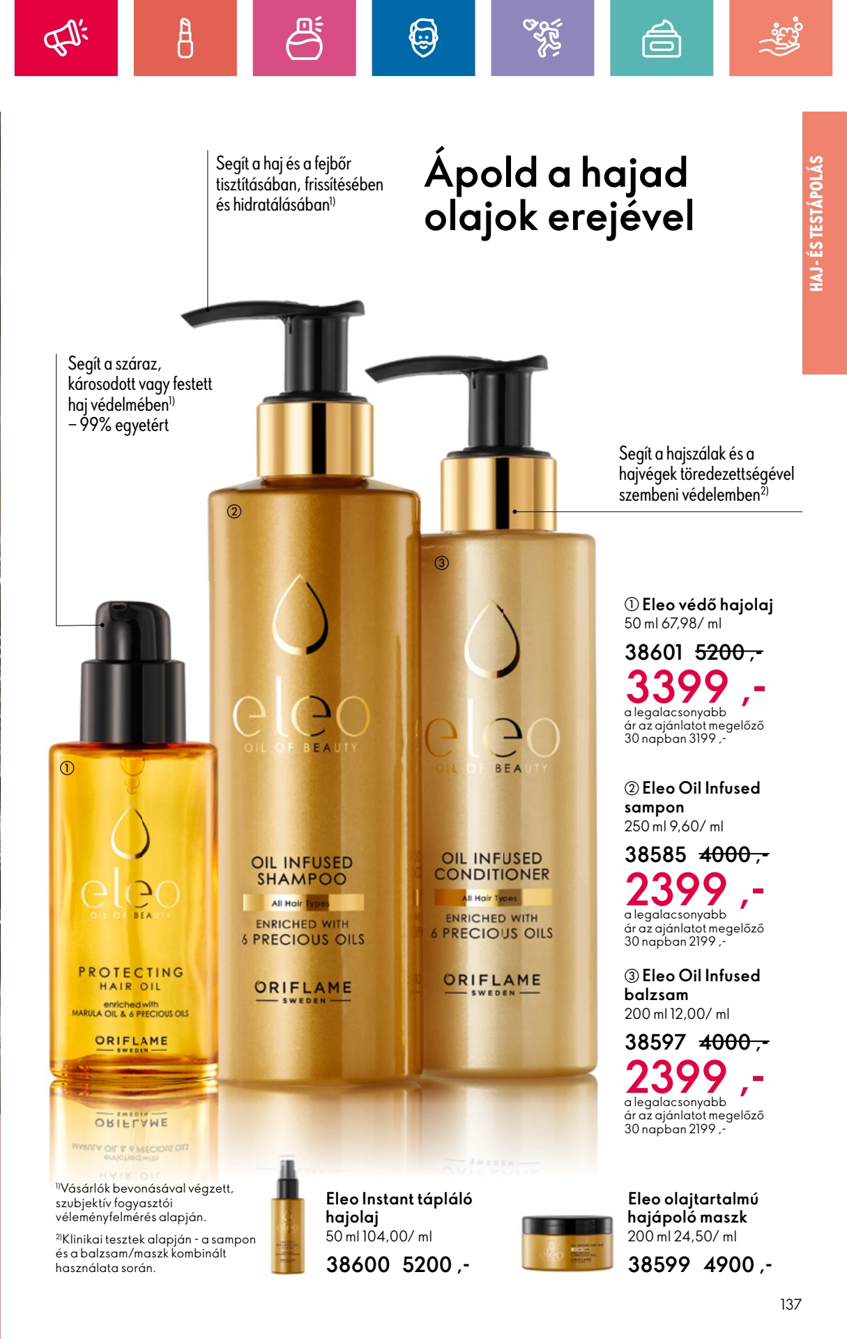 oriflame akciós újság 137 oldal