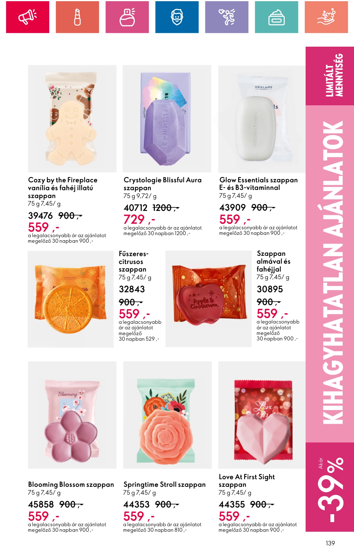 oriflame akciós újság 139 oldal