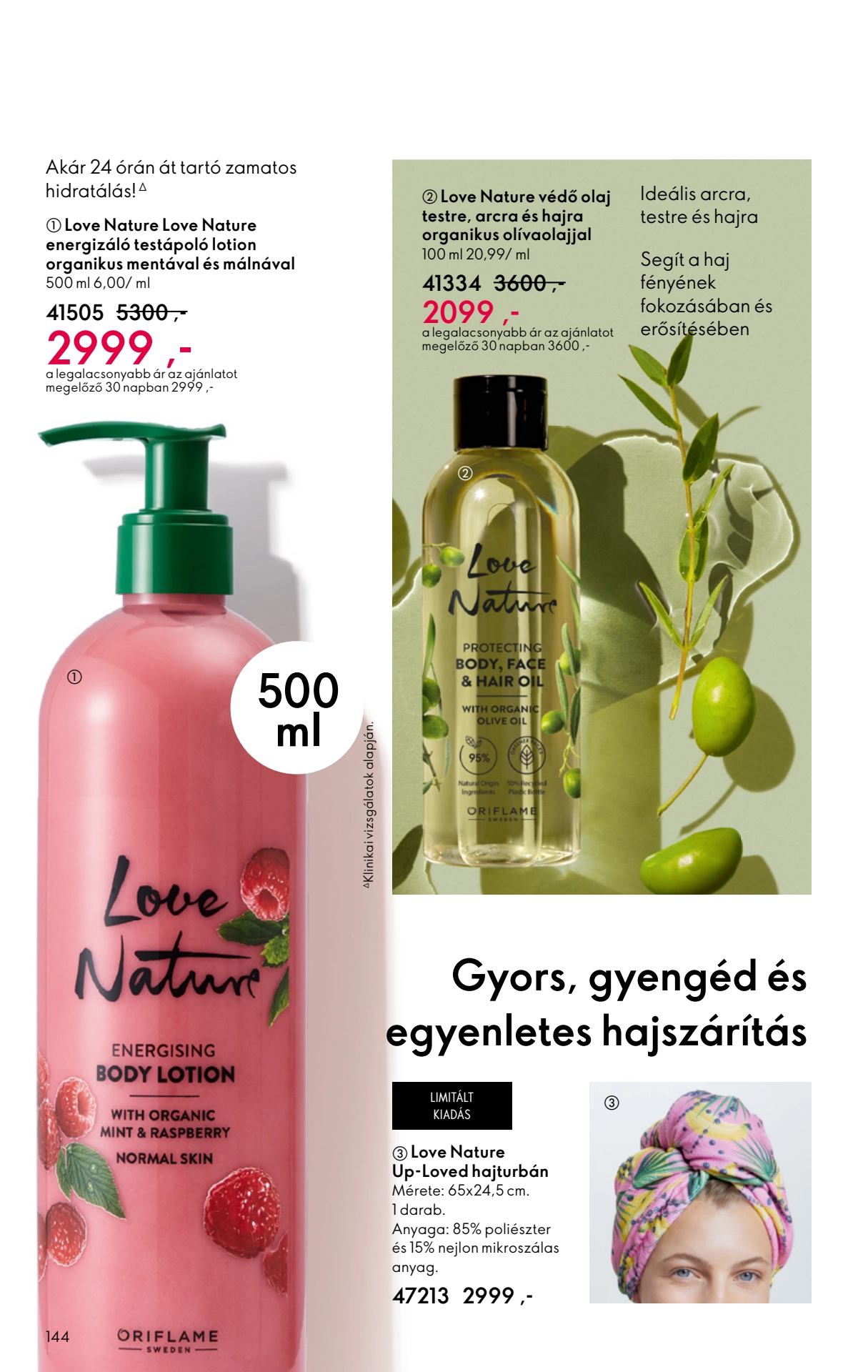 oriflame akciós újság 144 oldal