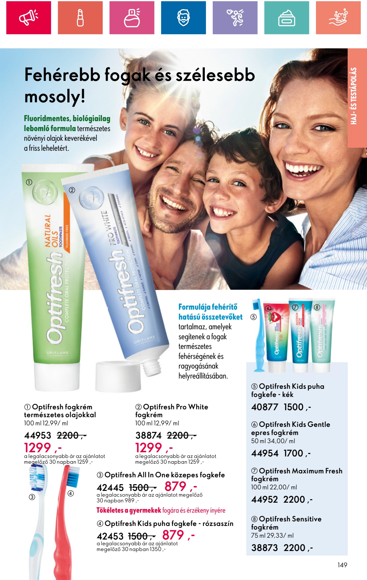 oriflame akciós újság 149 oldal