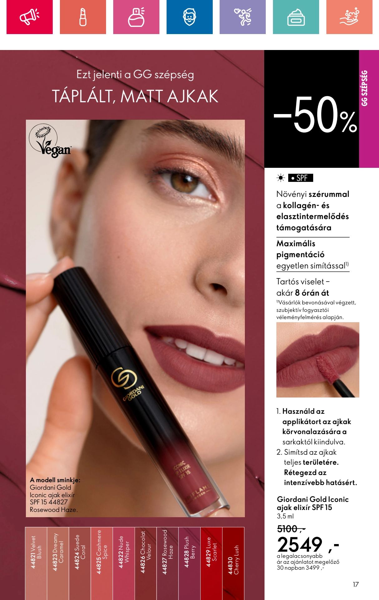 oriflame akciós újság 17 oldal