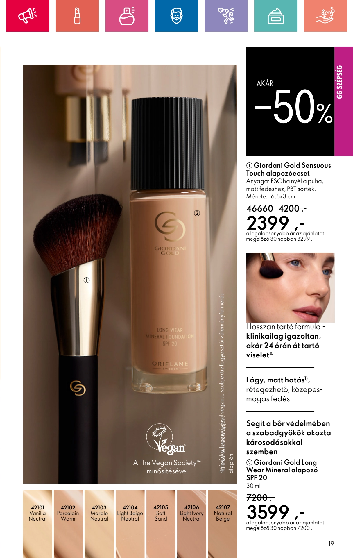 oriflame akciós újság 19 oldal