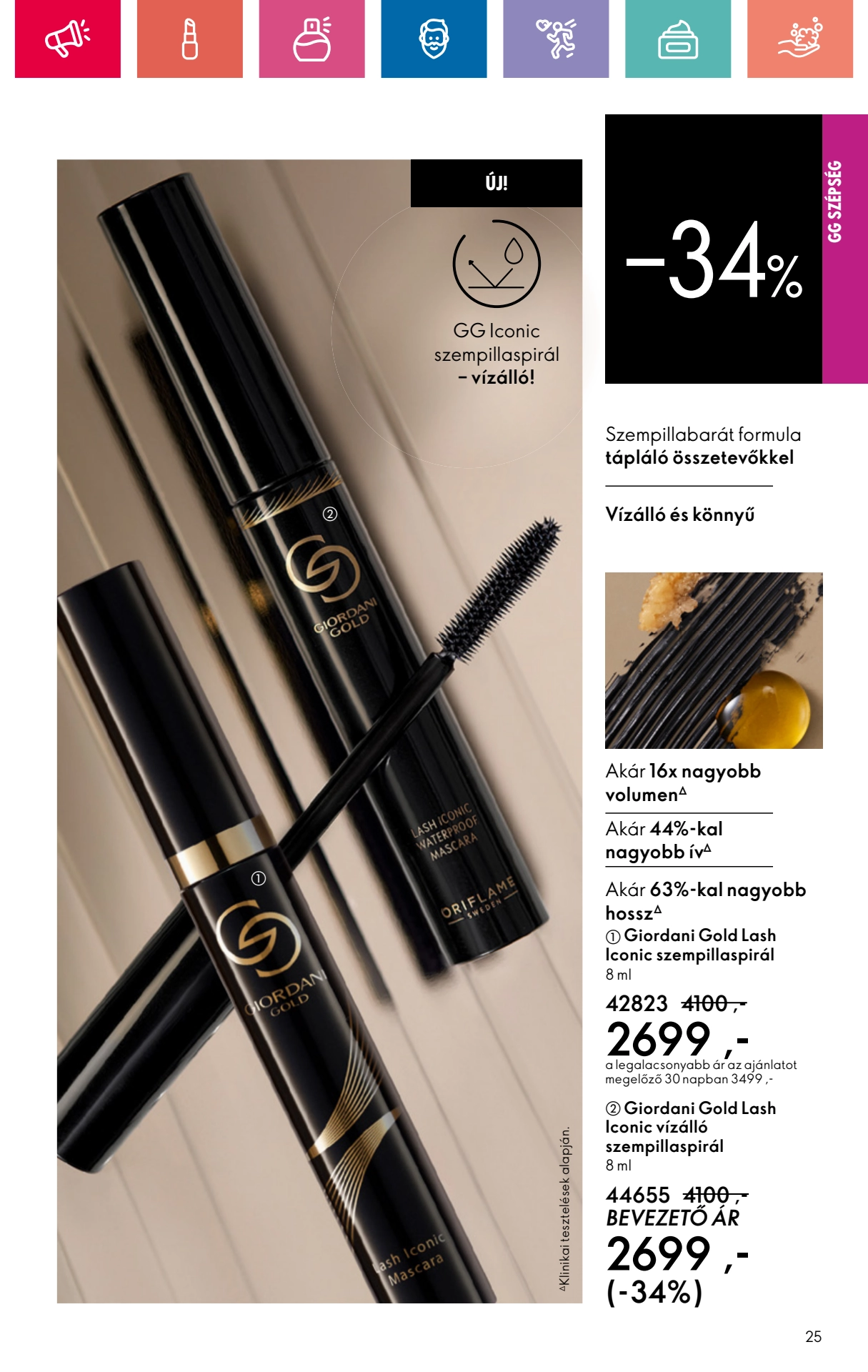 oriflame akciós újság 25 oldal