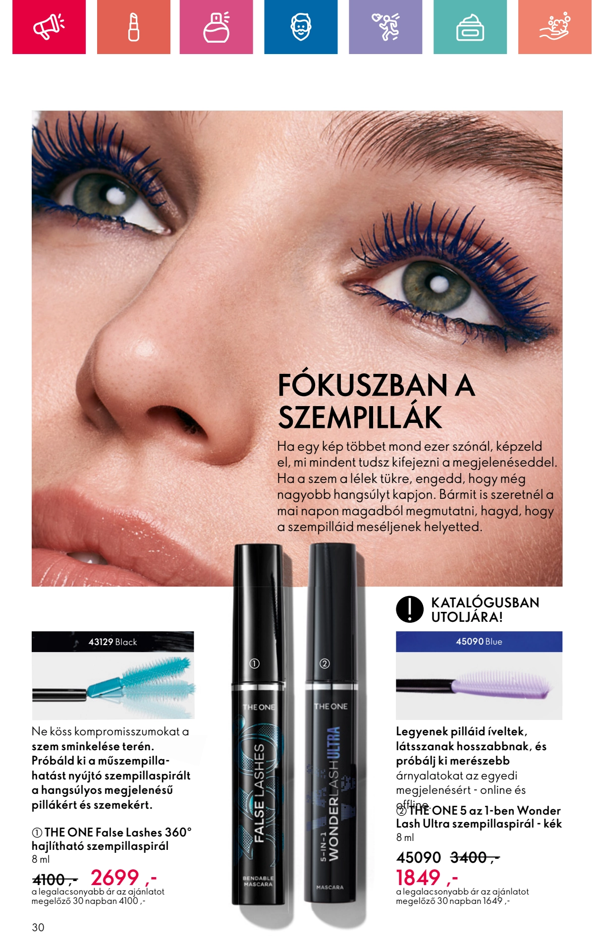 oriflame akciós újság 30 oldal