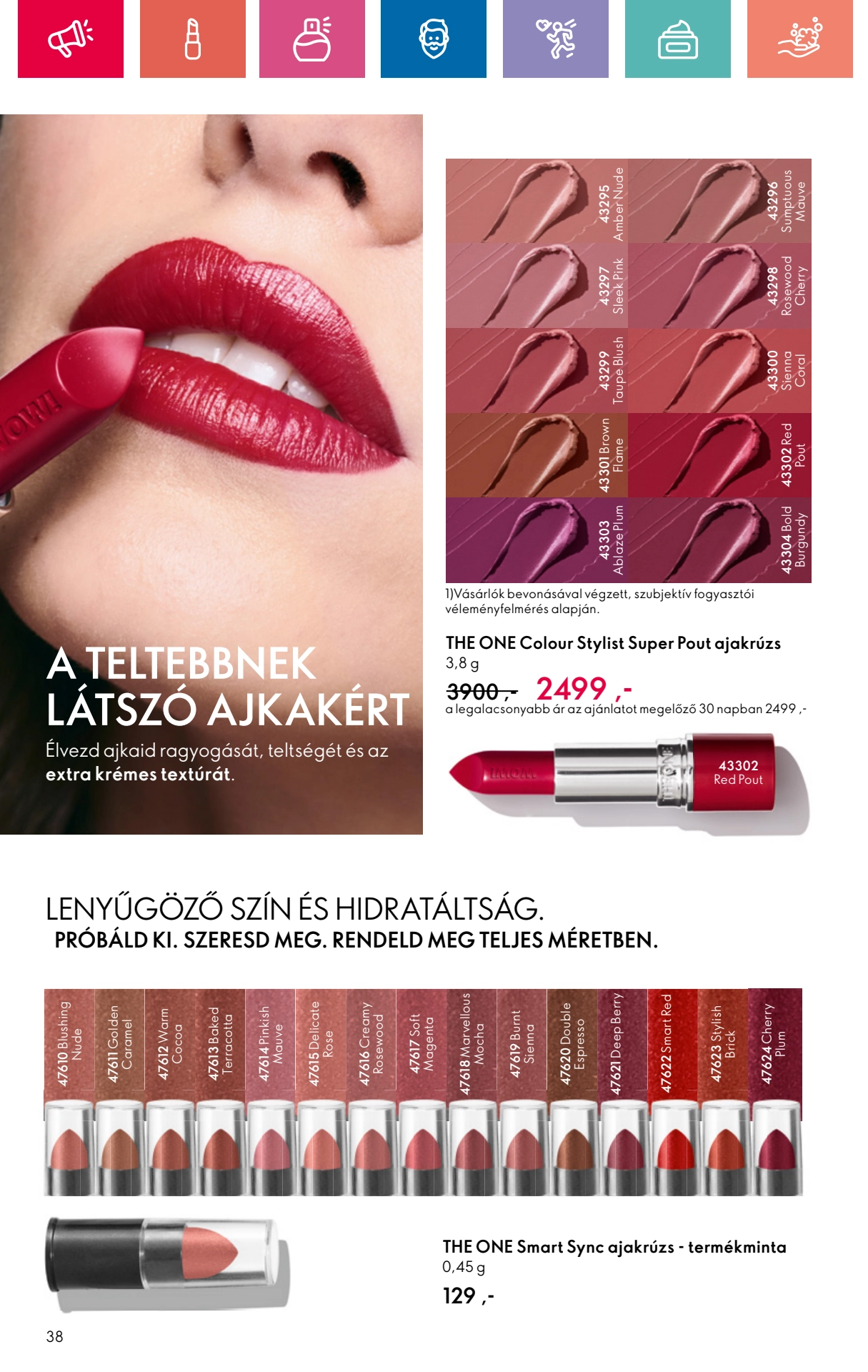 oriflame akciós újság 38 oldal