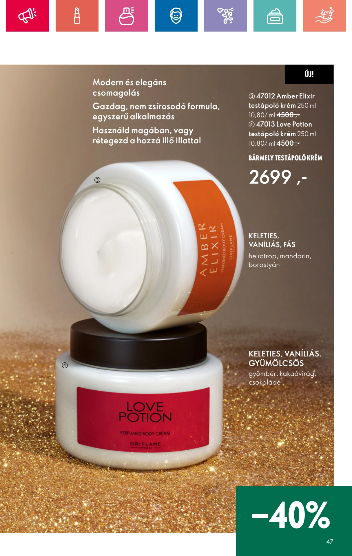 oriflame akciós újság 47 oldal