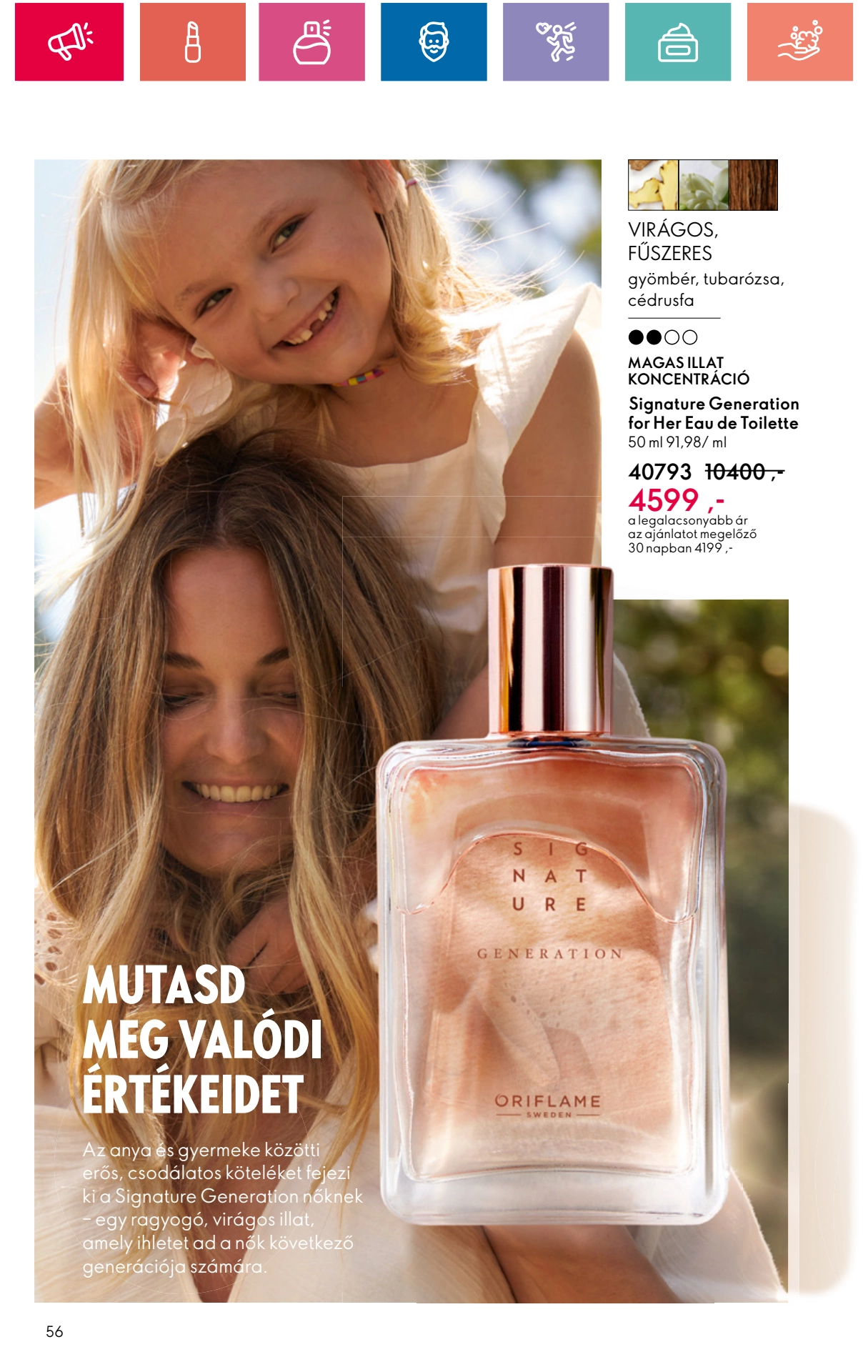 oriflame akciós újság 56 oldal