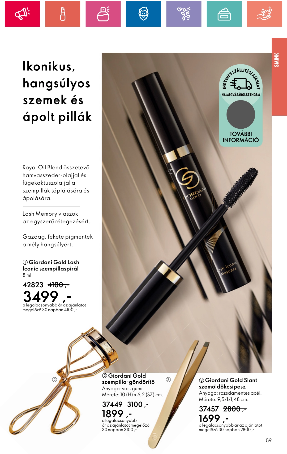 oriflame akciós újság 59 oldal