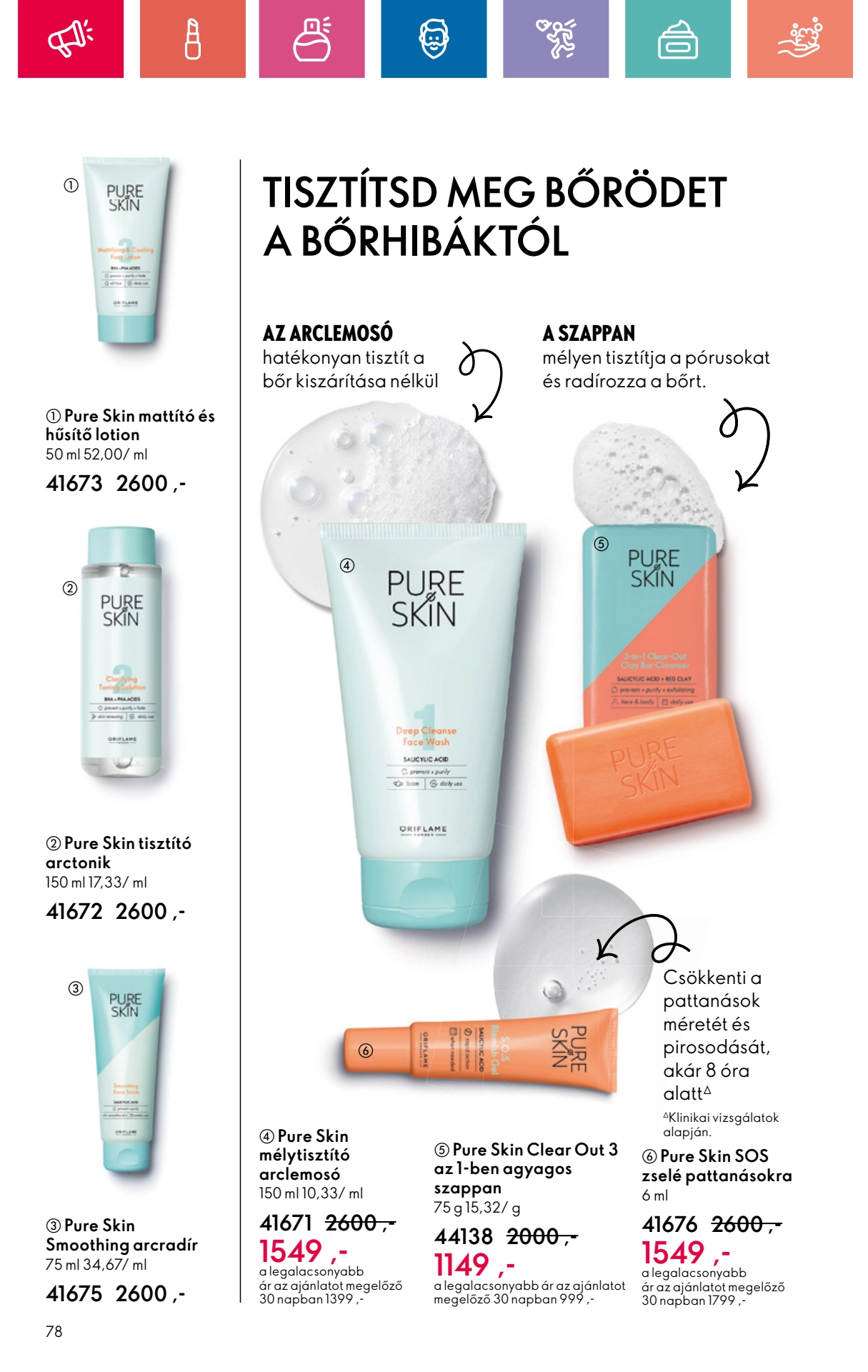 oriflame akciós újság 78 oldal