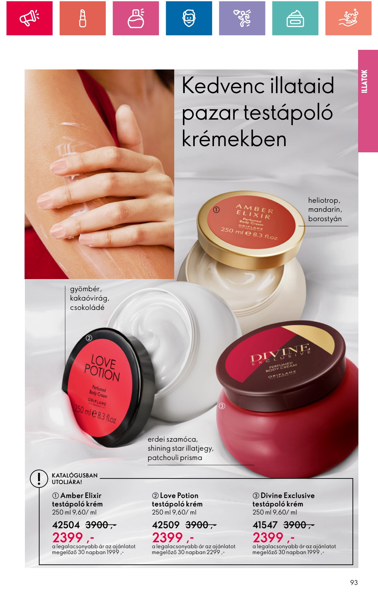 oriflame akciós újság 93 oldal