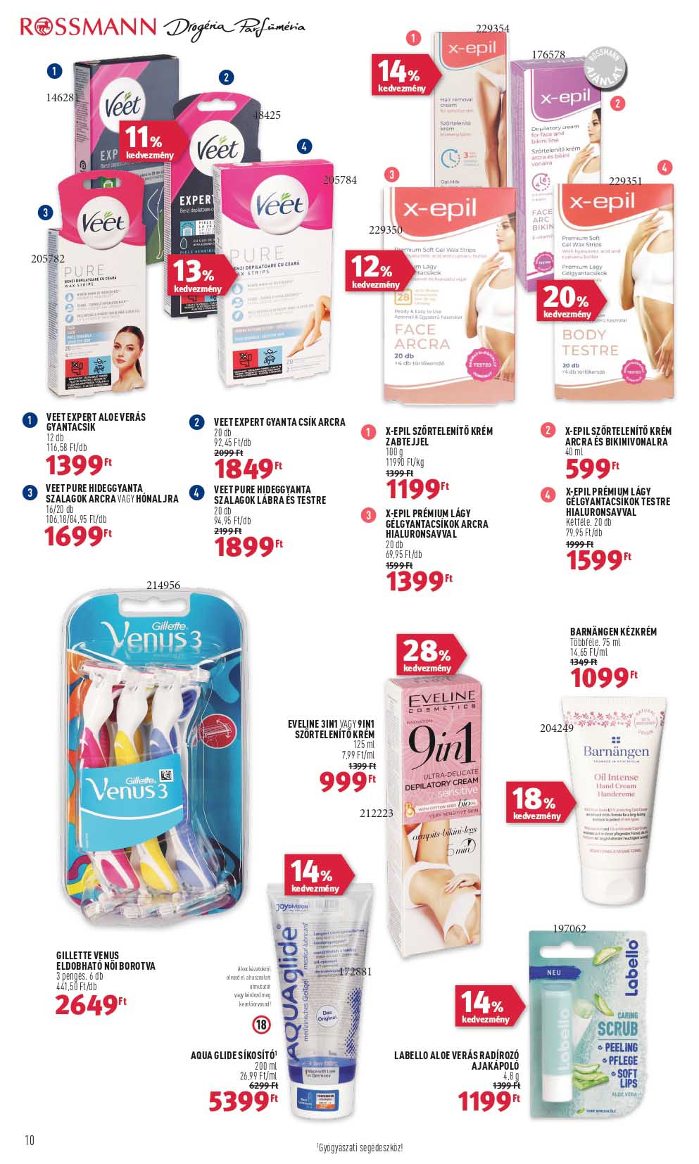 rossmann-2 akciós újság 10 oldal