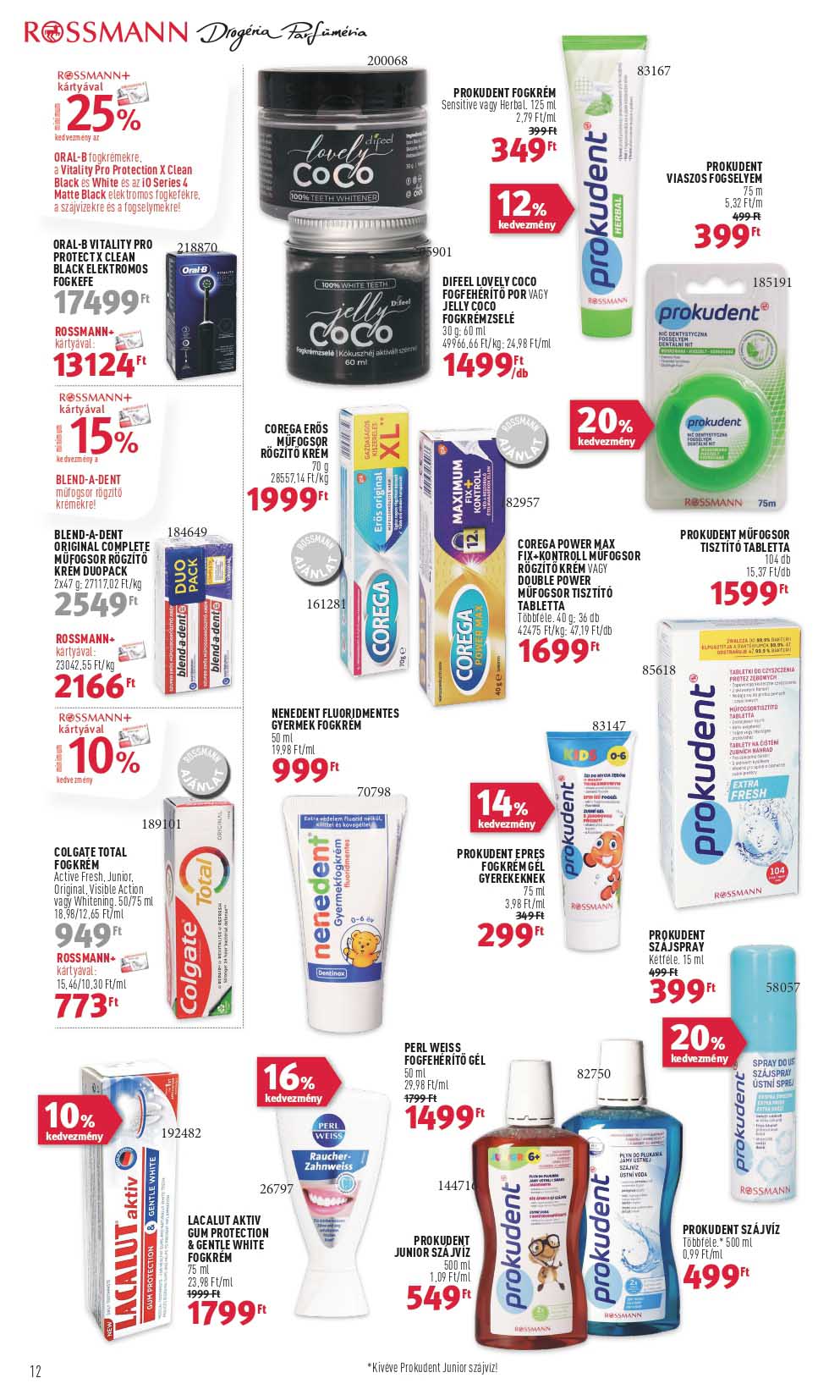 rossmann-2 akciós újság 12 oldal