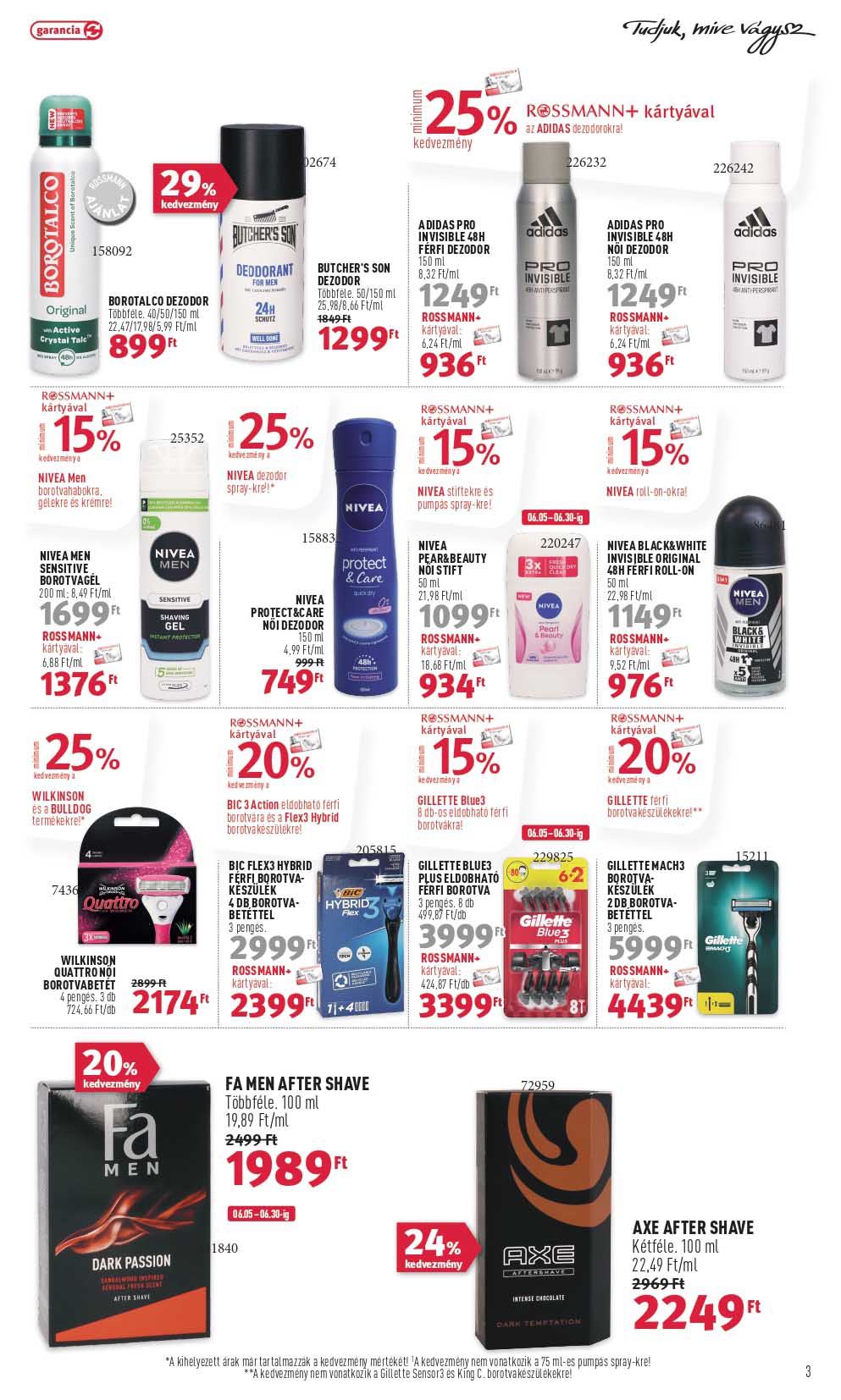 rossmann-2 akciós újság 3 oldal