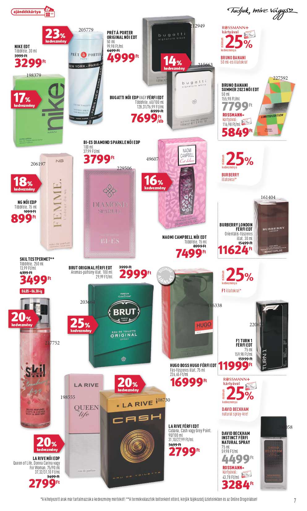 rossmann-2 akciós újság 7 oldal