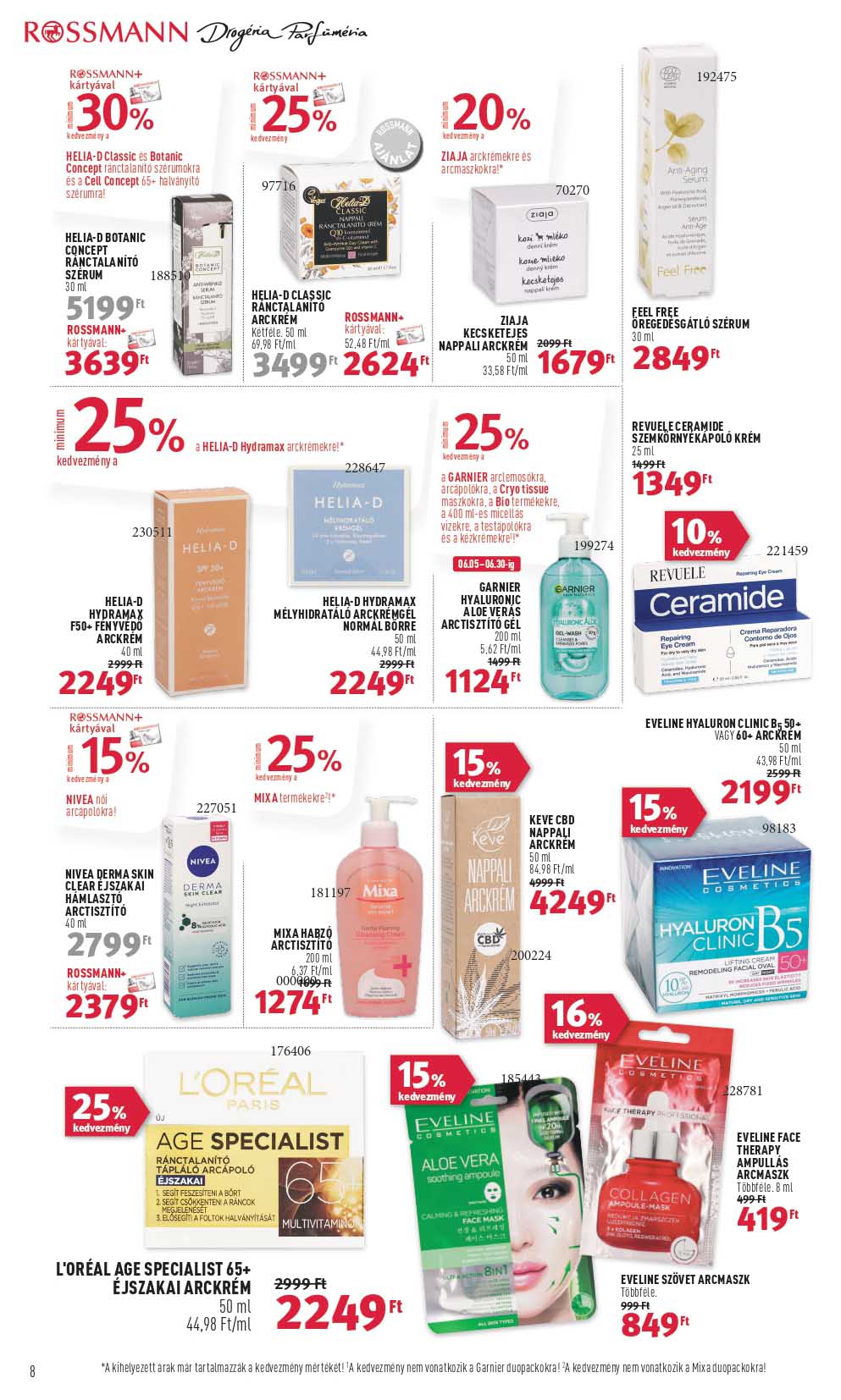 rossmann-2 akciós újság 8 oldal