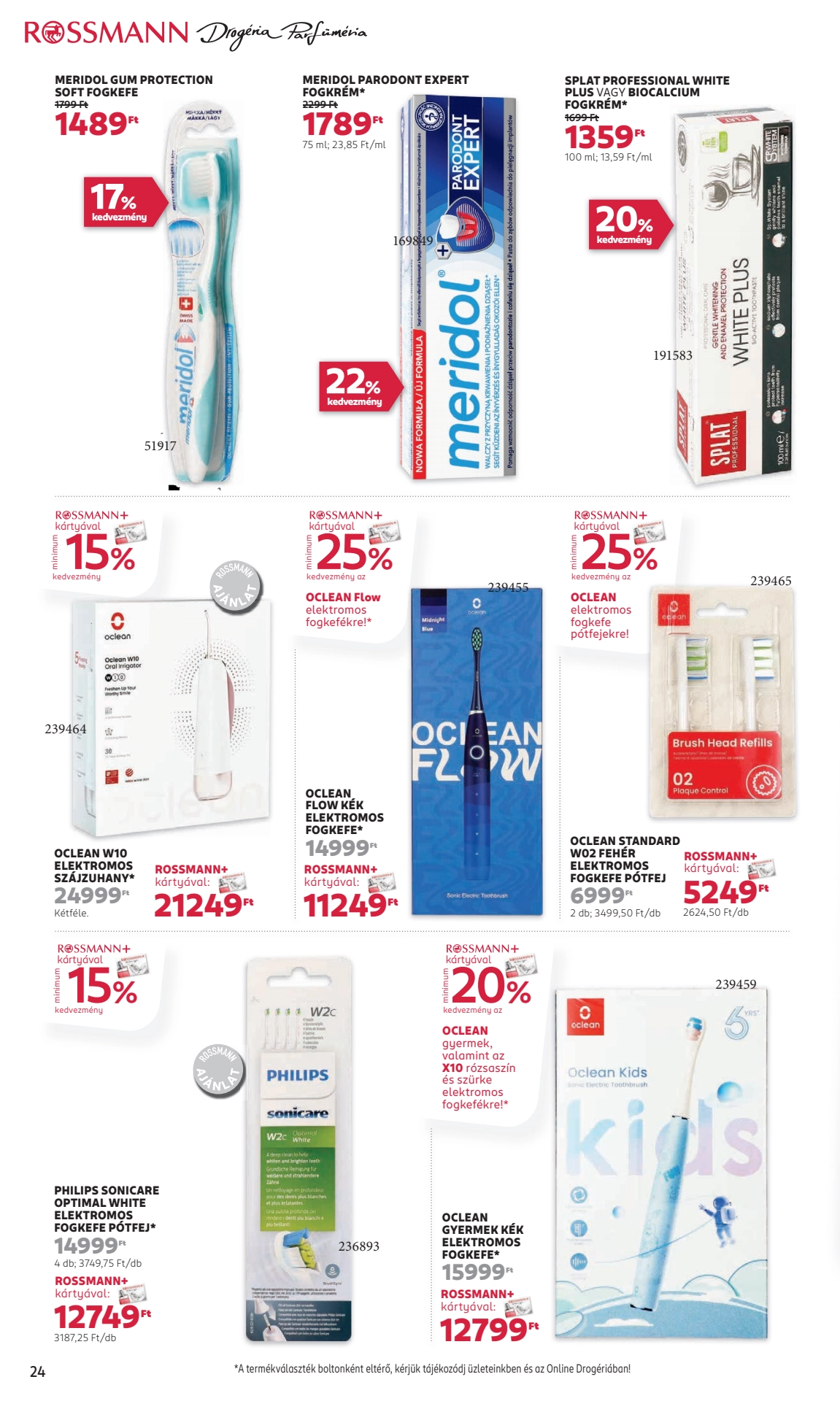 rossmann akciós újság 26 oldal