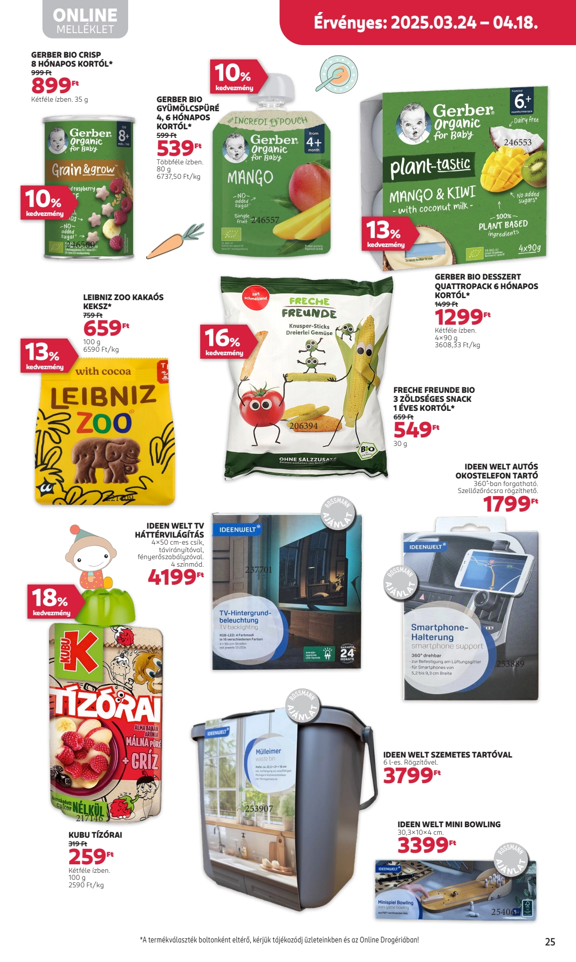 rossmann akciós újság 27 oldal