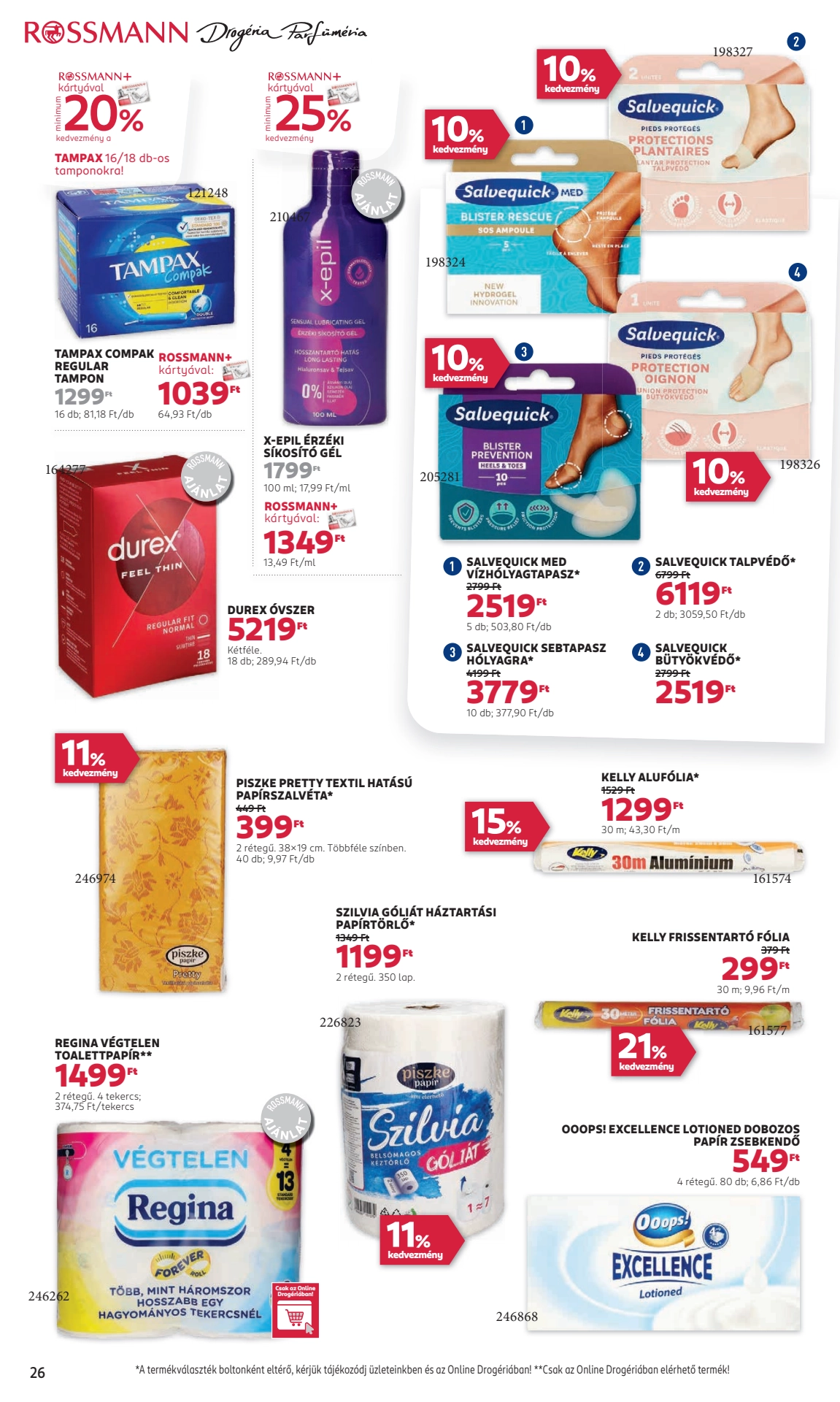 rossmann akciós újság 28 oldal