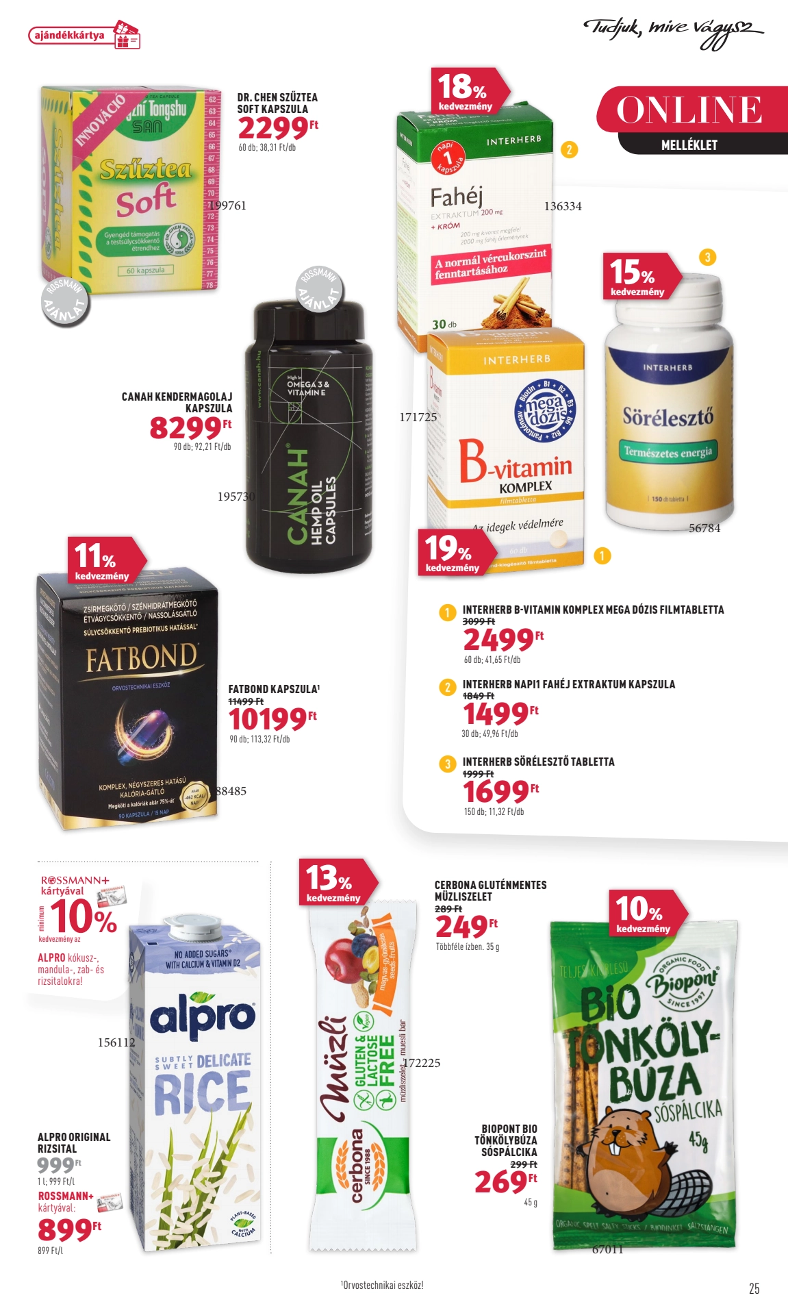 rossmann-parfumeria akciós újság 27 oldal