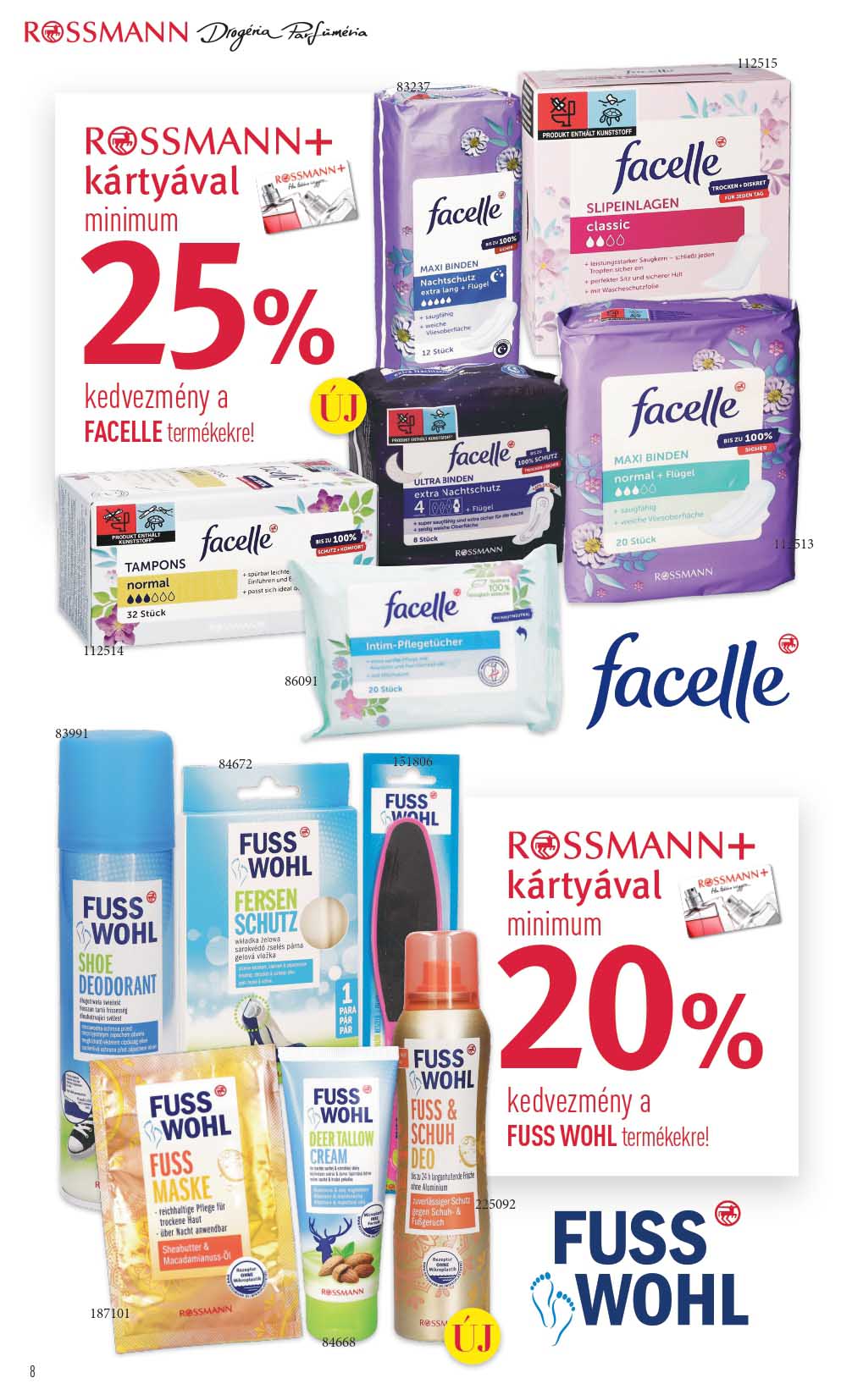 rossmann-sajat-markas akciós újság 10 oldal